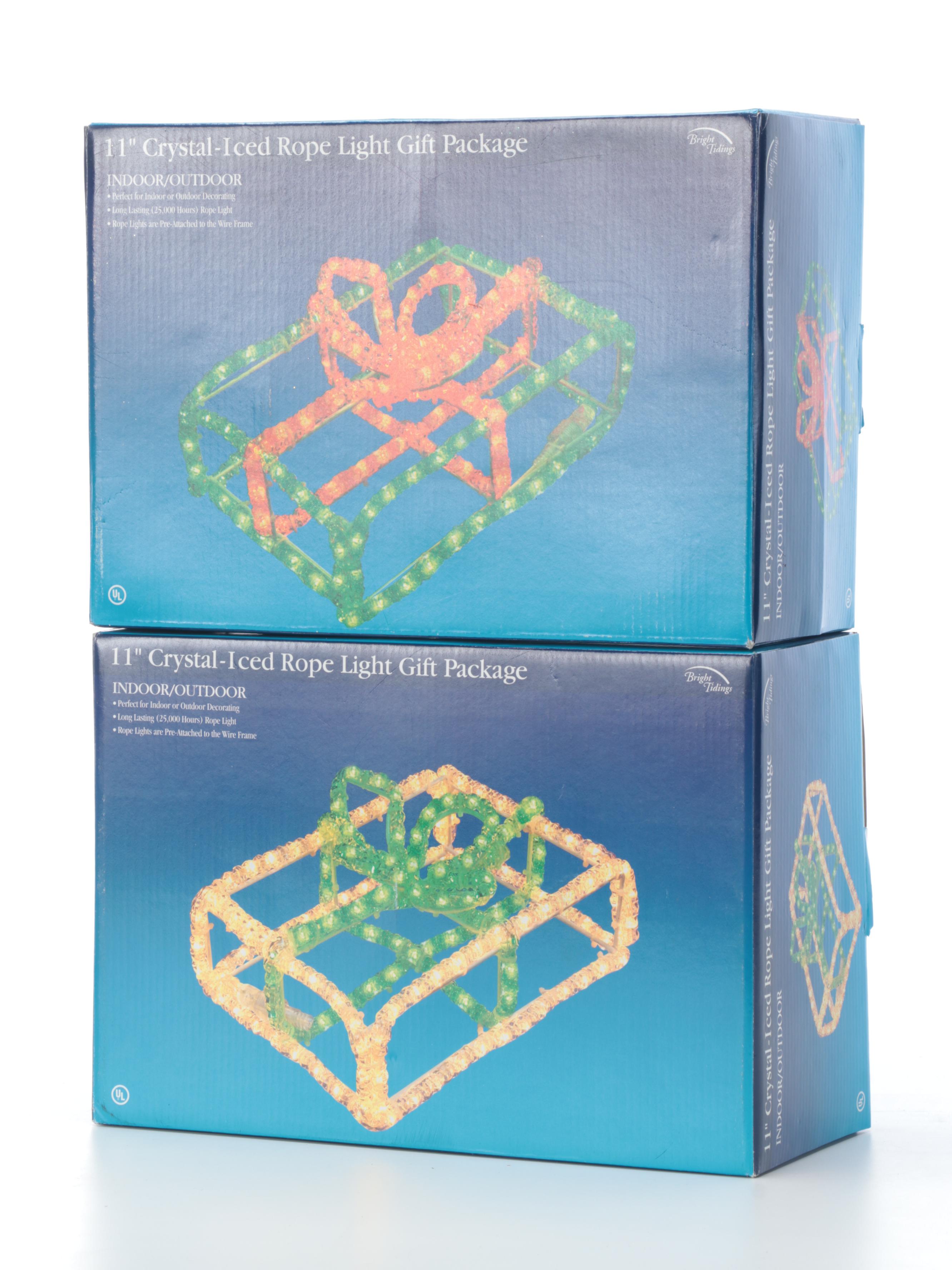 Holiday Memories Double Helix Rope Light Spiral Tree and Other Decorative Lights