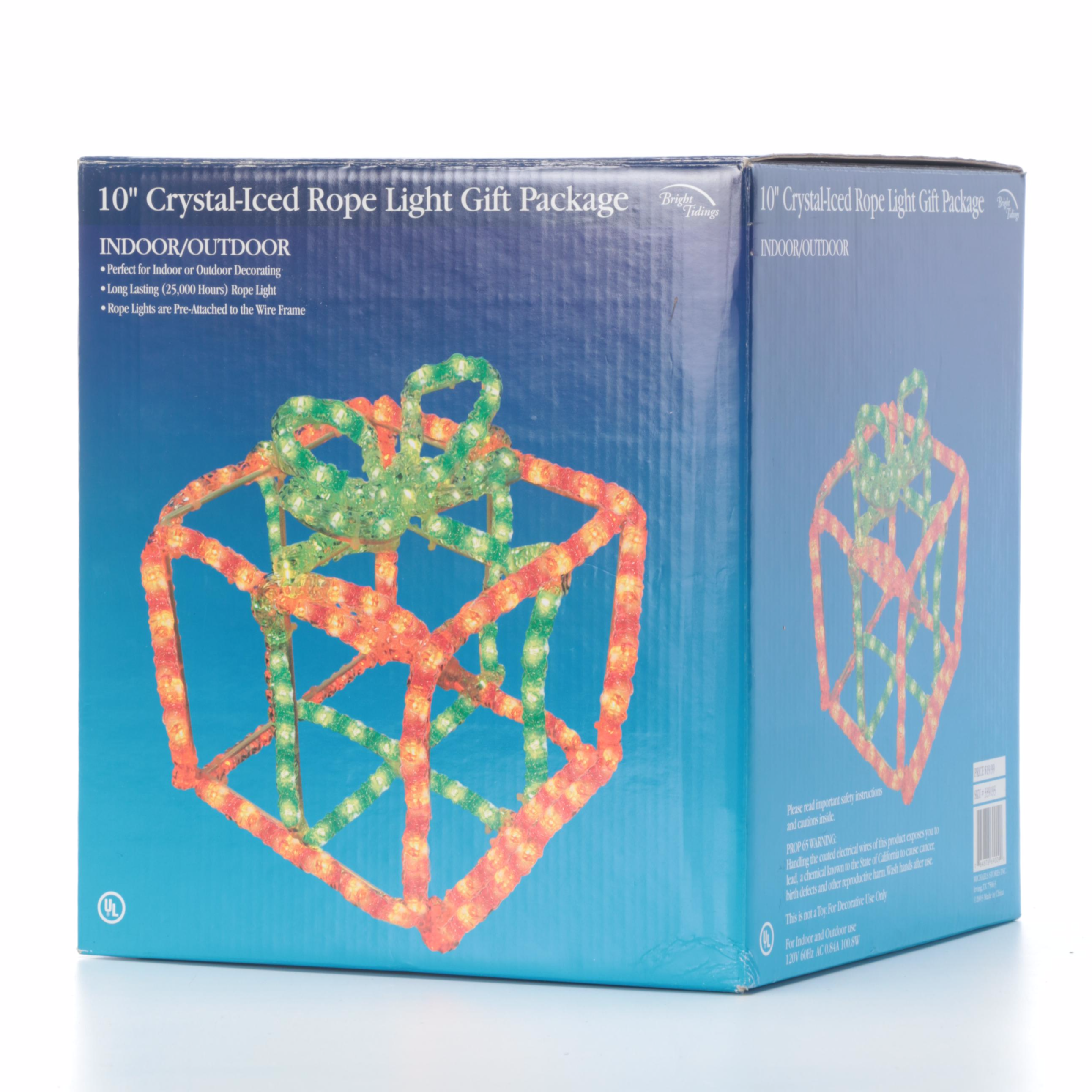 Holiday Memories Double Helix Rope Light Spiral Tree and Other Decorative Lights