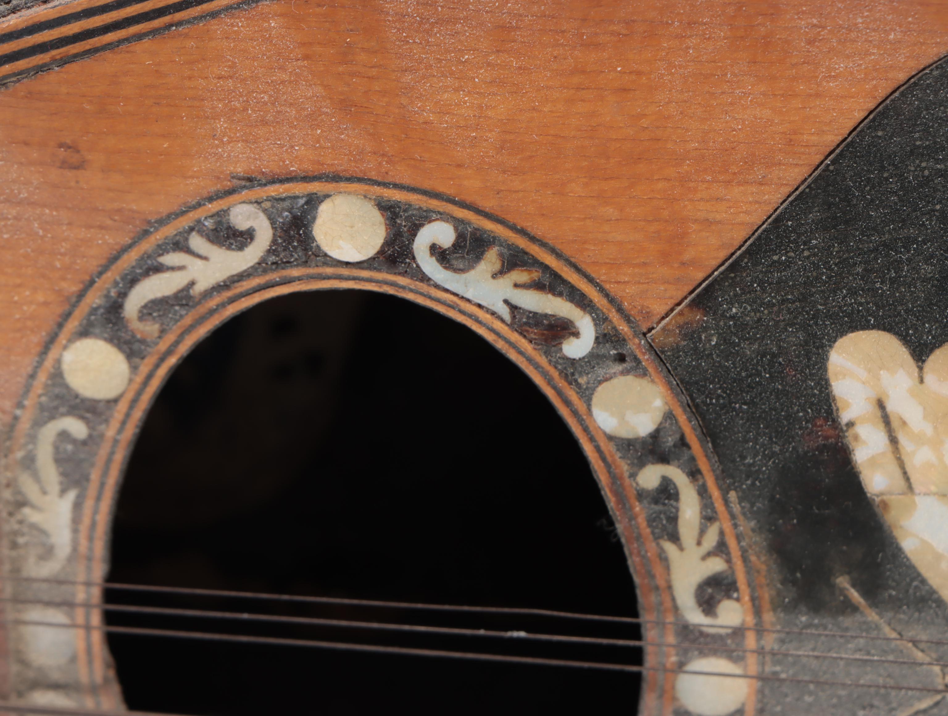 Midland Mother-of-Pearl Inlay Wood Bowlback Mandolin