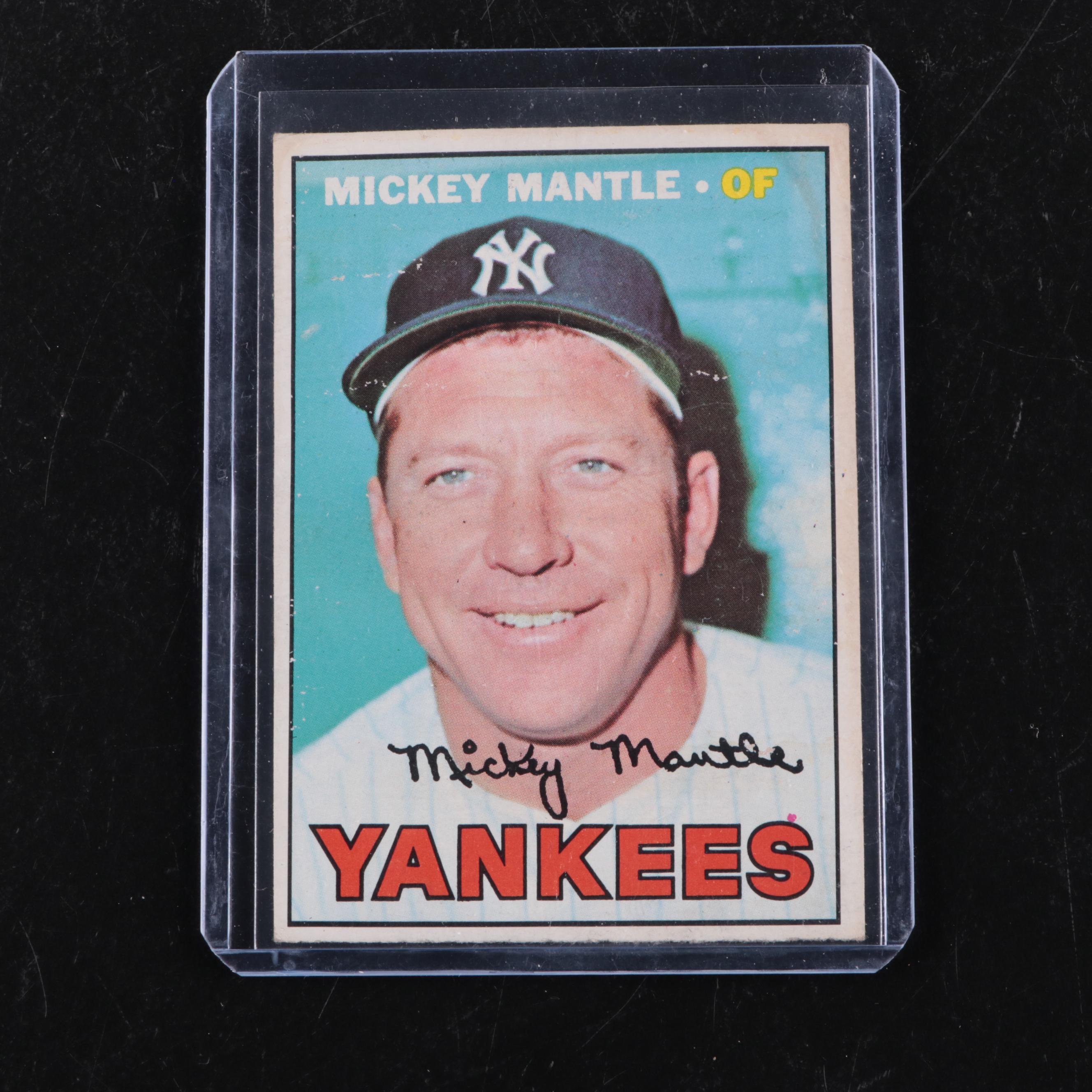 Topps Baseball Cards Featuring Mickey Mantle, Willie Mays and More, 1950s–1960s