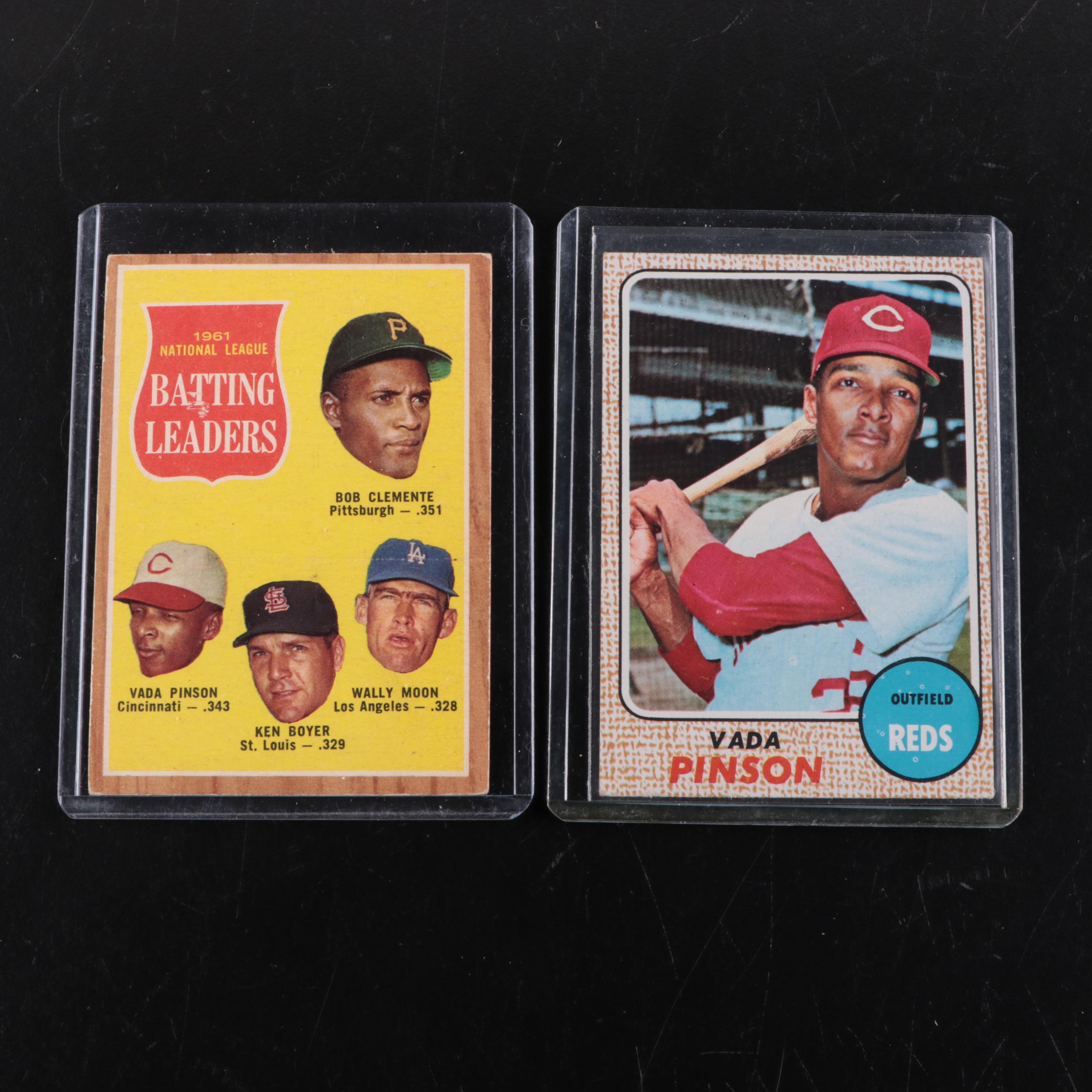 Topps Baseball Cards Featuring Mickey Mantle, Willie Mays and More, 1950s–1960s