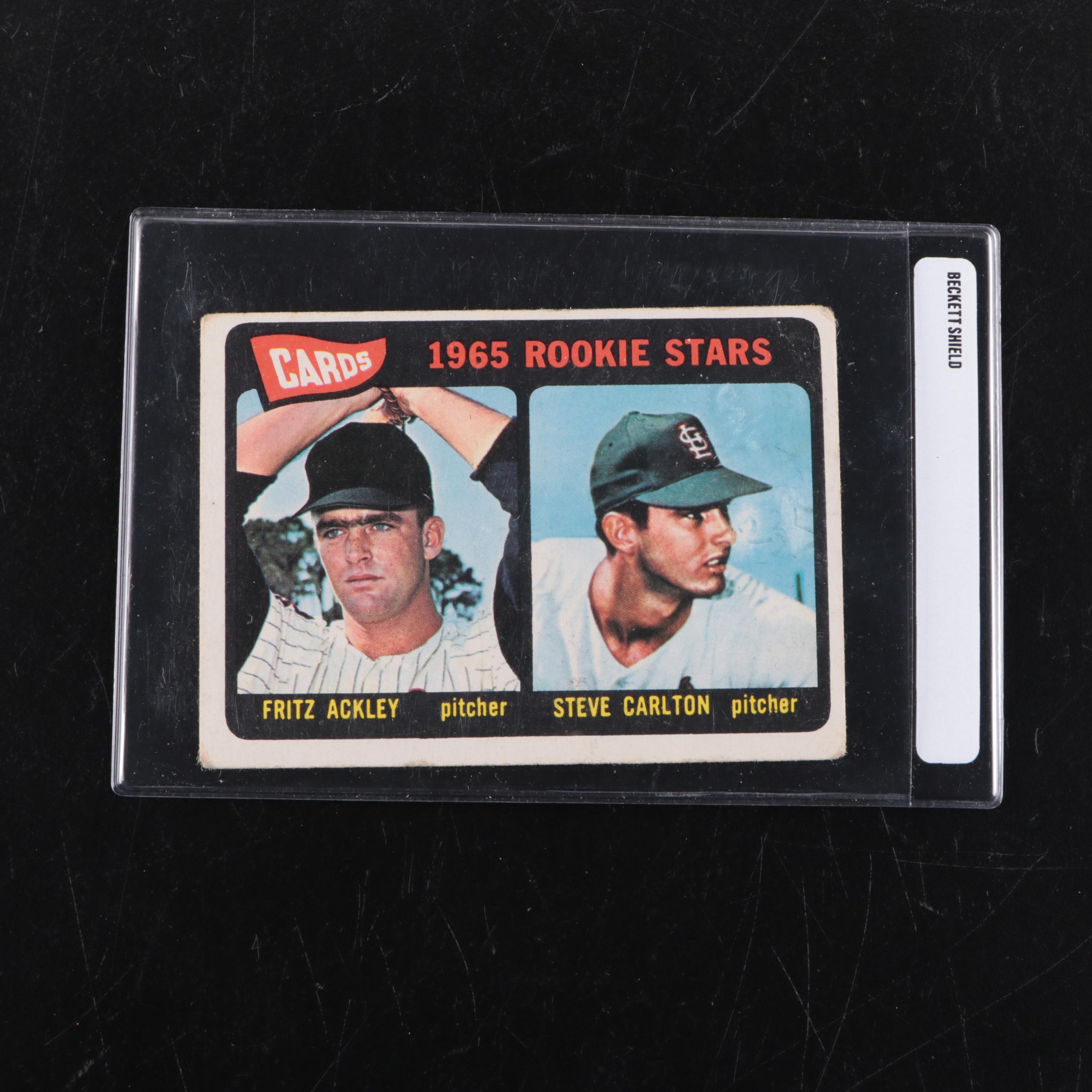 Topps Baseball Cards Featuring Steve Carlton and Don Sutton Rookies, 1960s