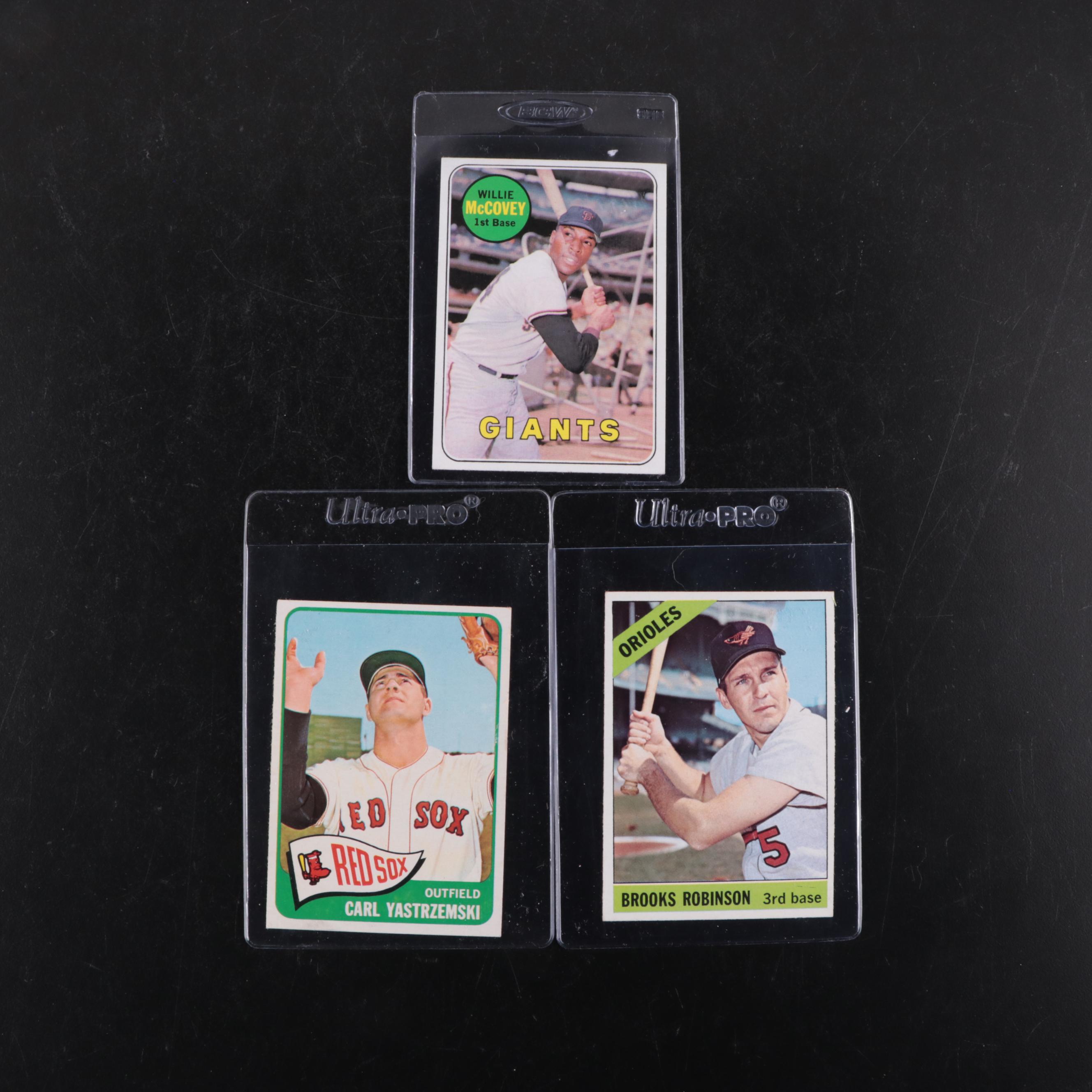 Topps Baseball Cards Featuring Steve Carlton and Don Sutton Rookies, 1960s