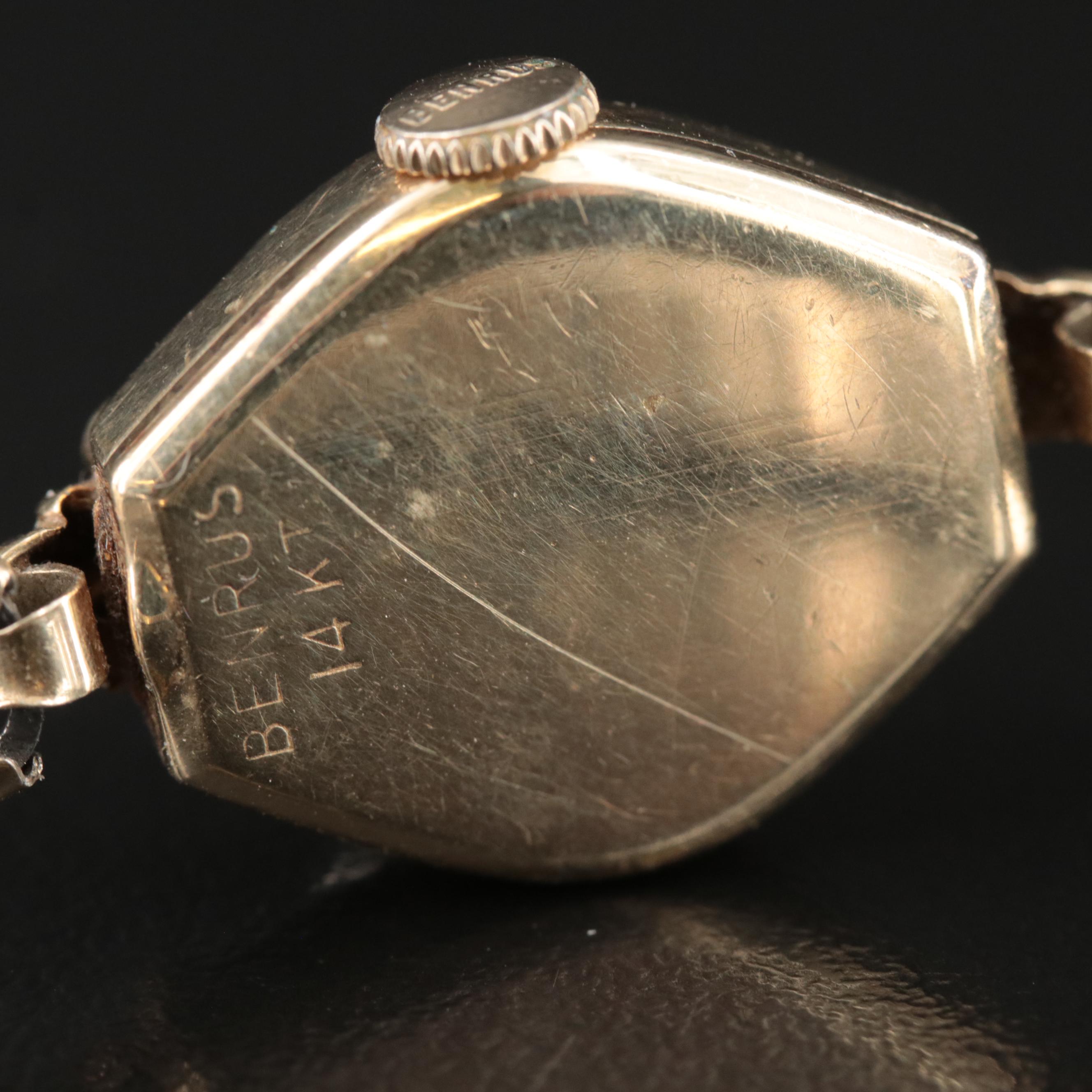 14K Benrus ManualWind Vintage Wristwatch EBTH