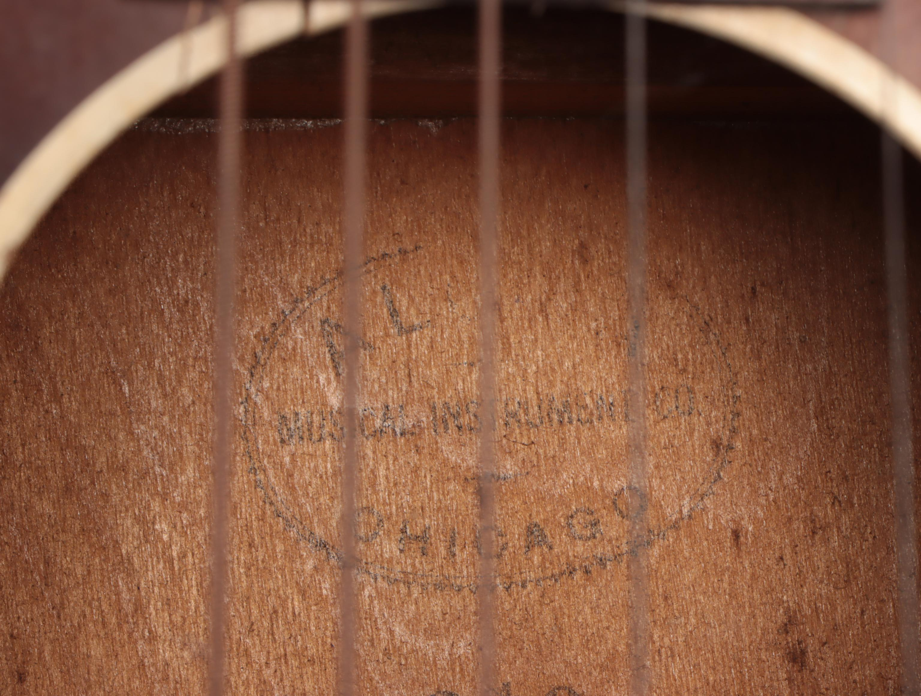 Hand-Crafted Wooden Six-String Acoustic Guitar With Case