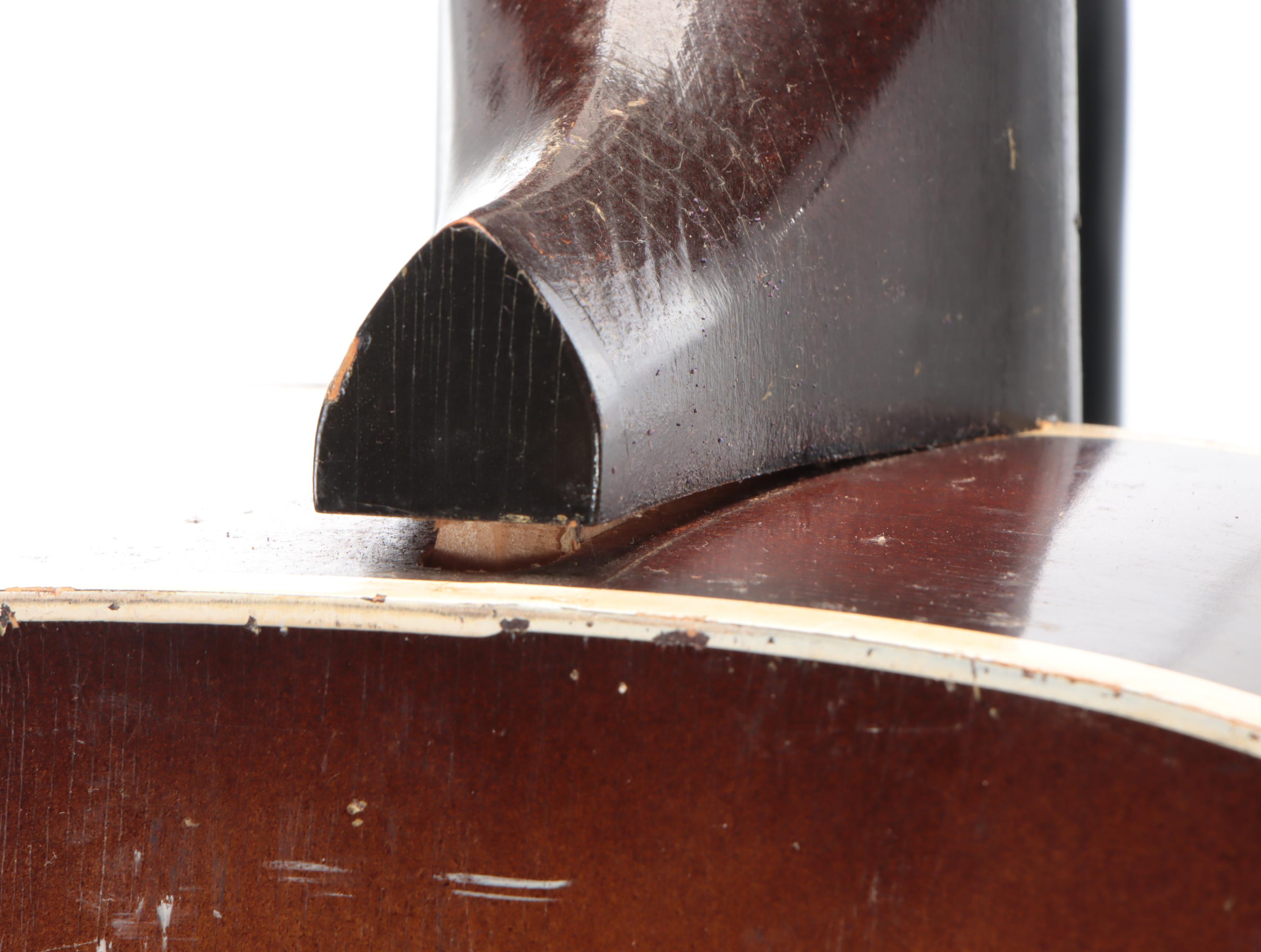 Hand-Crafted Wooden Six-String Acoustic Guitar With Case