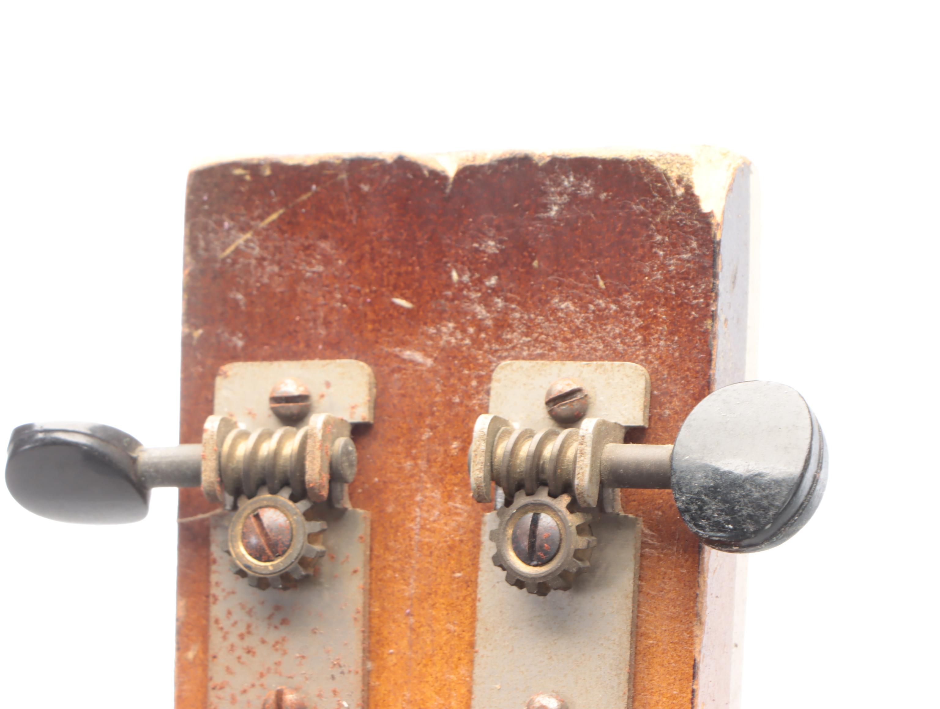 Hand-Crafted Wooden Six-String Acoustic Guitar With Case