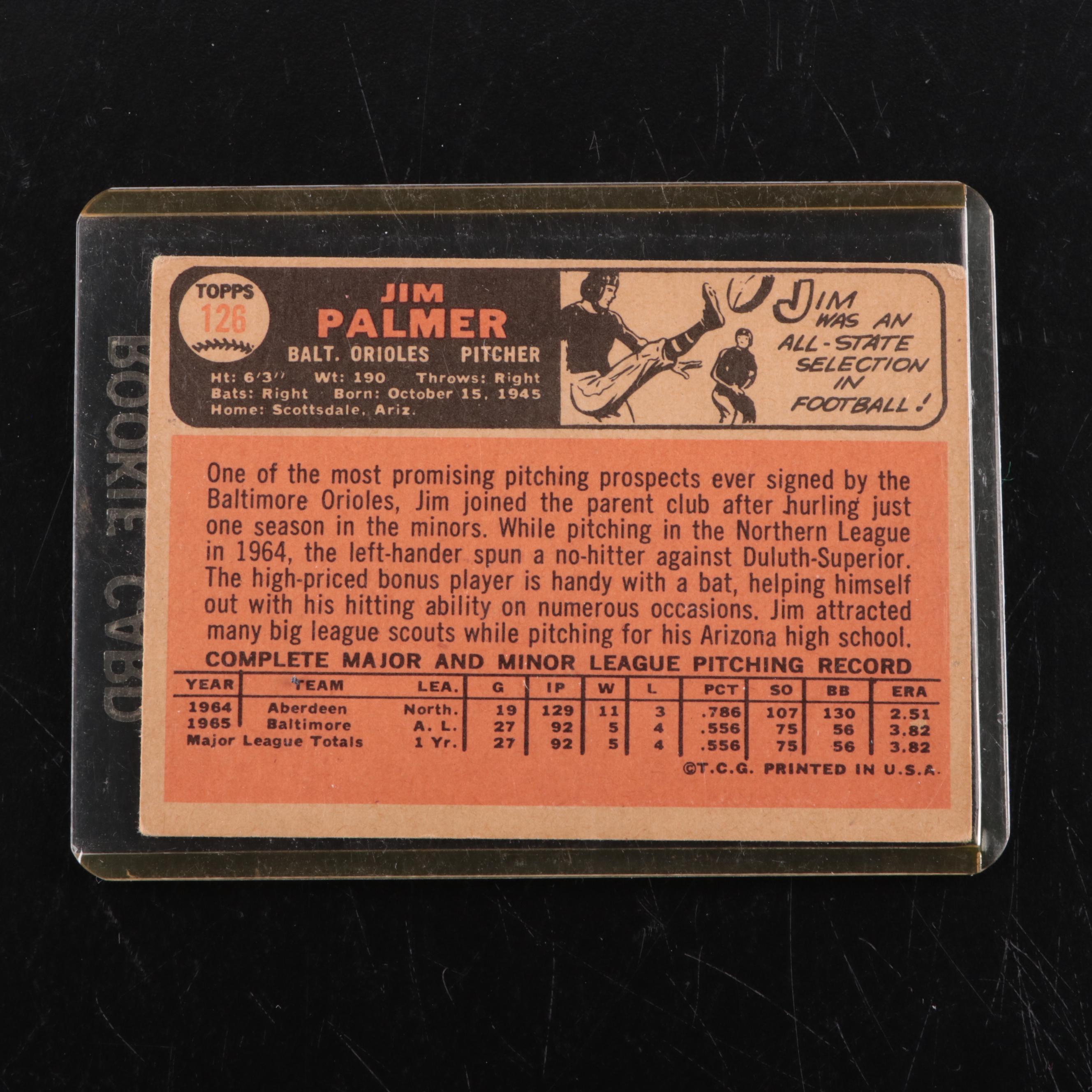 Topps Baseball Cards Featuring Roberto Clemente, Jim Palmer Rookie and More