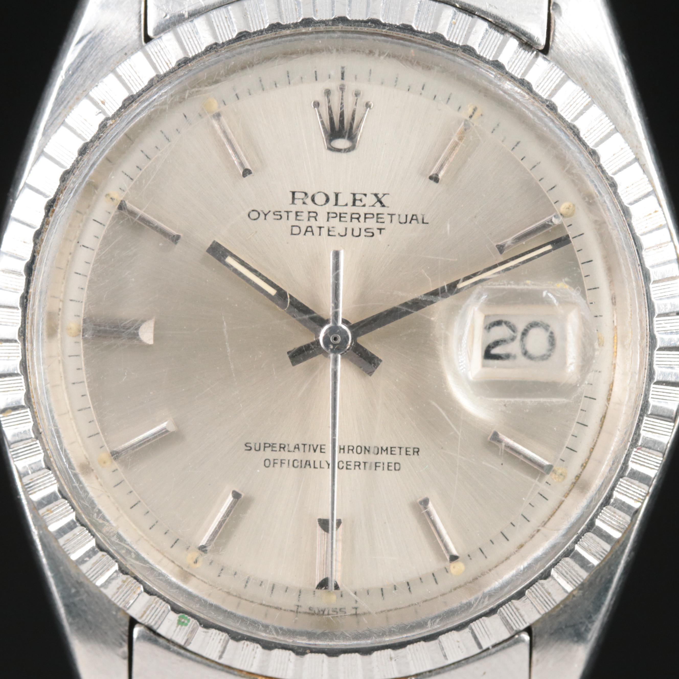 1970 Rolex Oyster Perpetual Datejust Watch