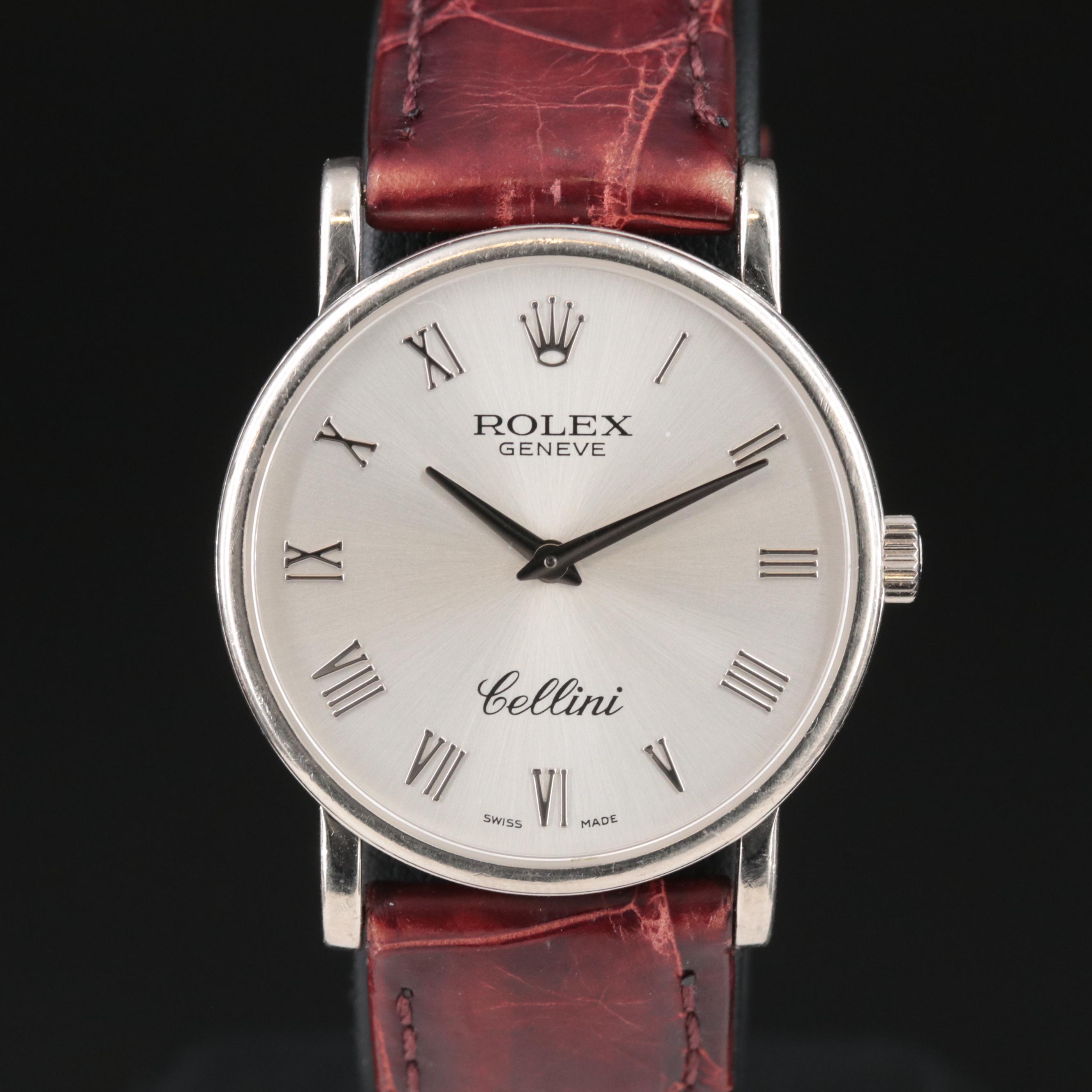18K Rolex Cellini Manual-Wind Watch