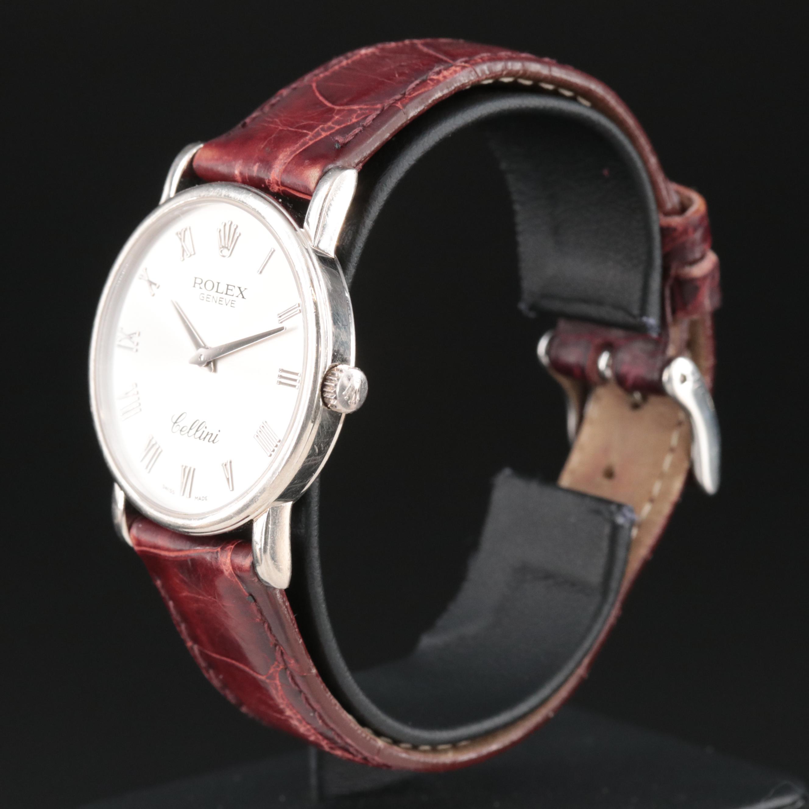 18K Rolex Cellini Manual-Wind Watch