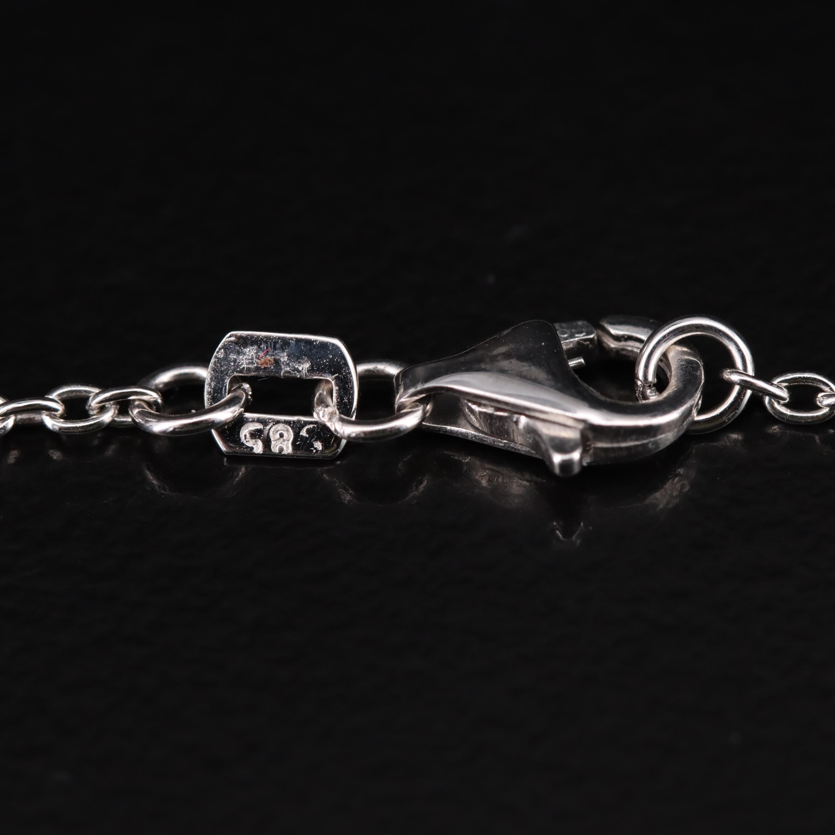 14K 1.00 CTW Diamond Station Necklace