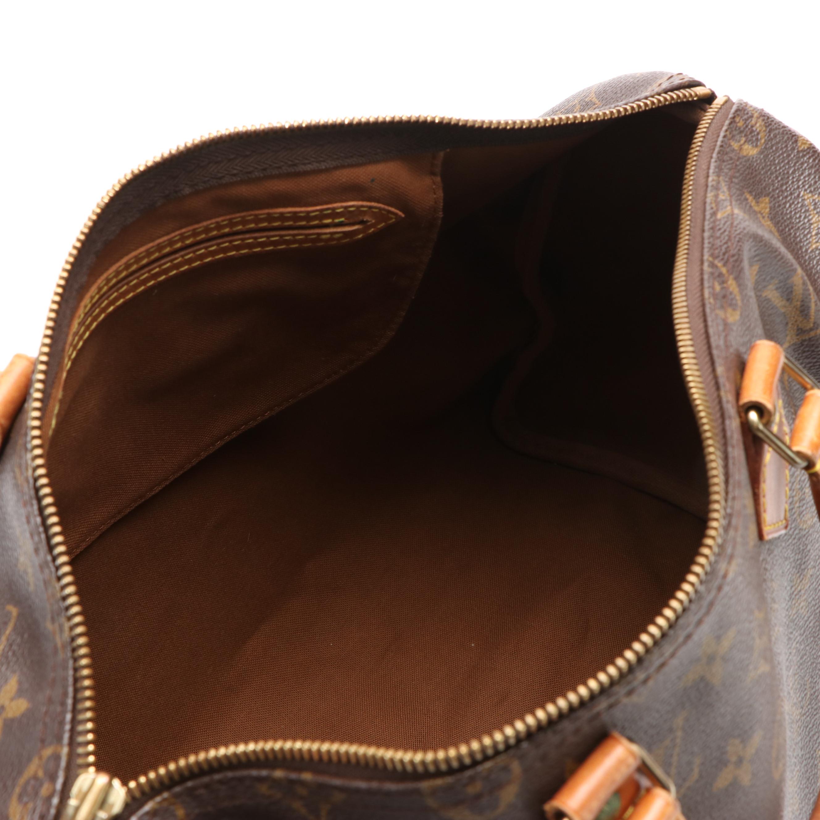 Louis Vuitton Monogram Speedy 35 Boston Bag