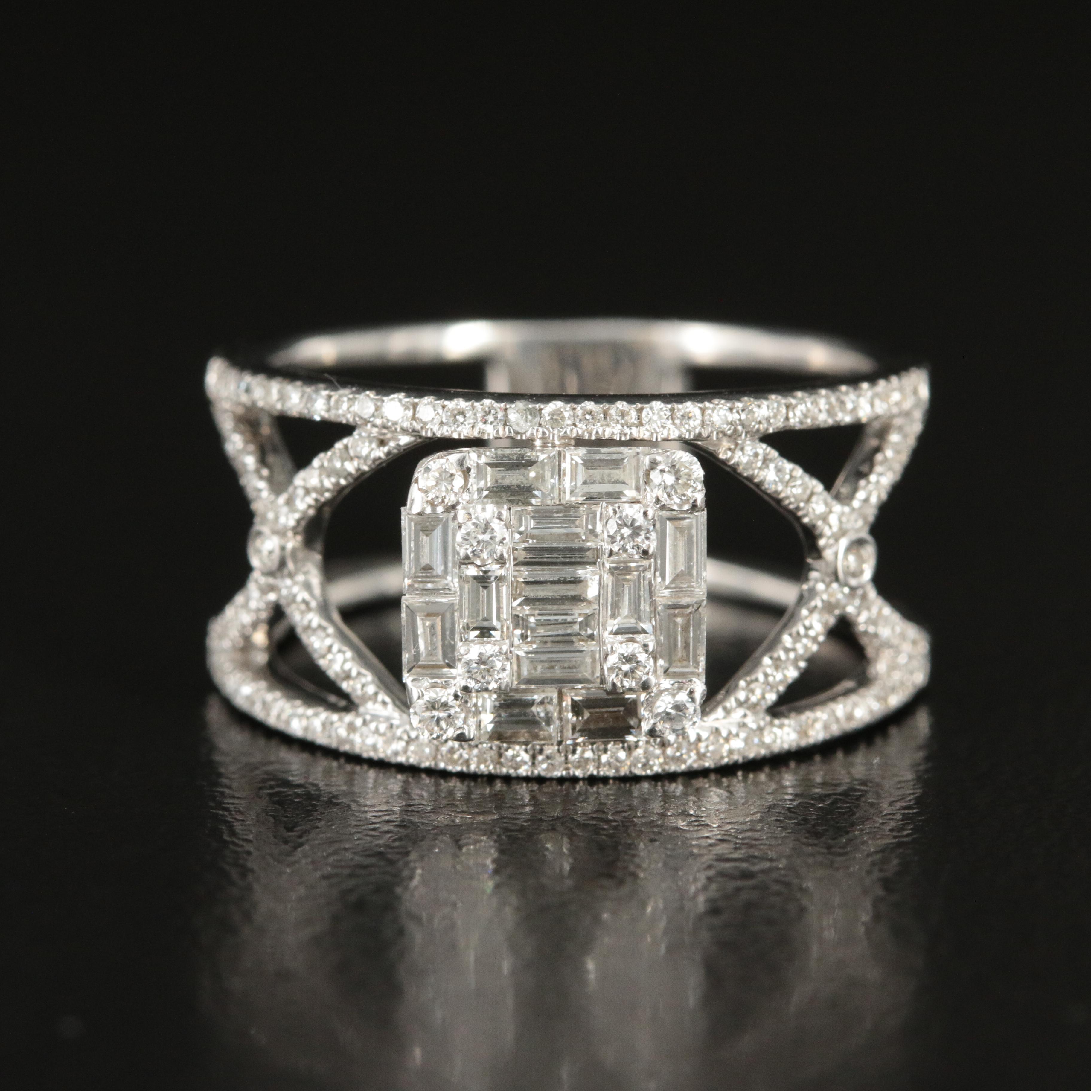 18K 0.59 CTW Diamond Ring