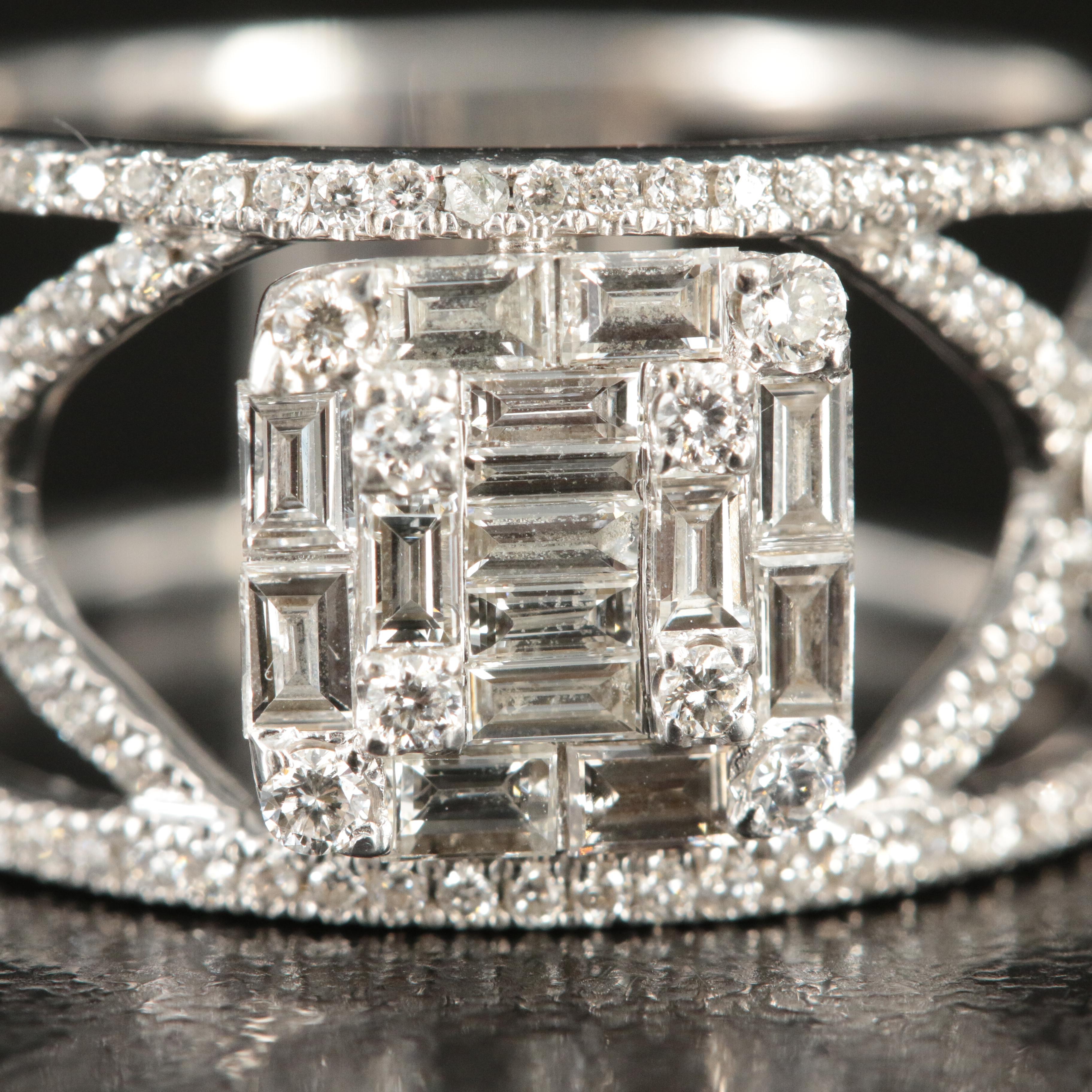 18K 0.59 CTW Diamond Ring