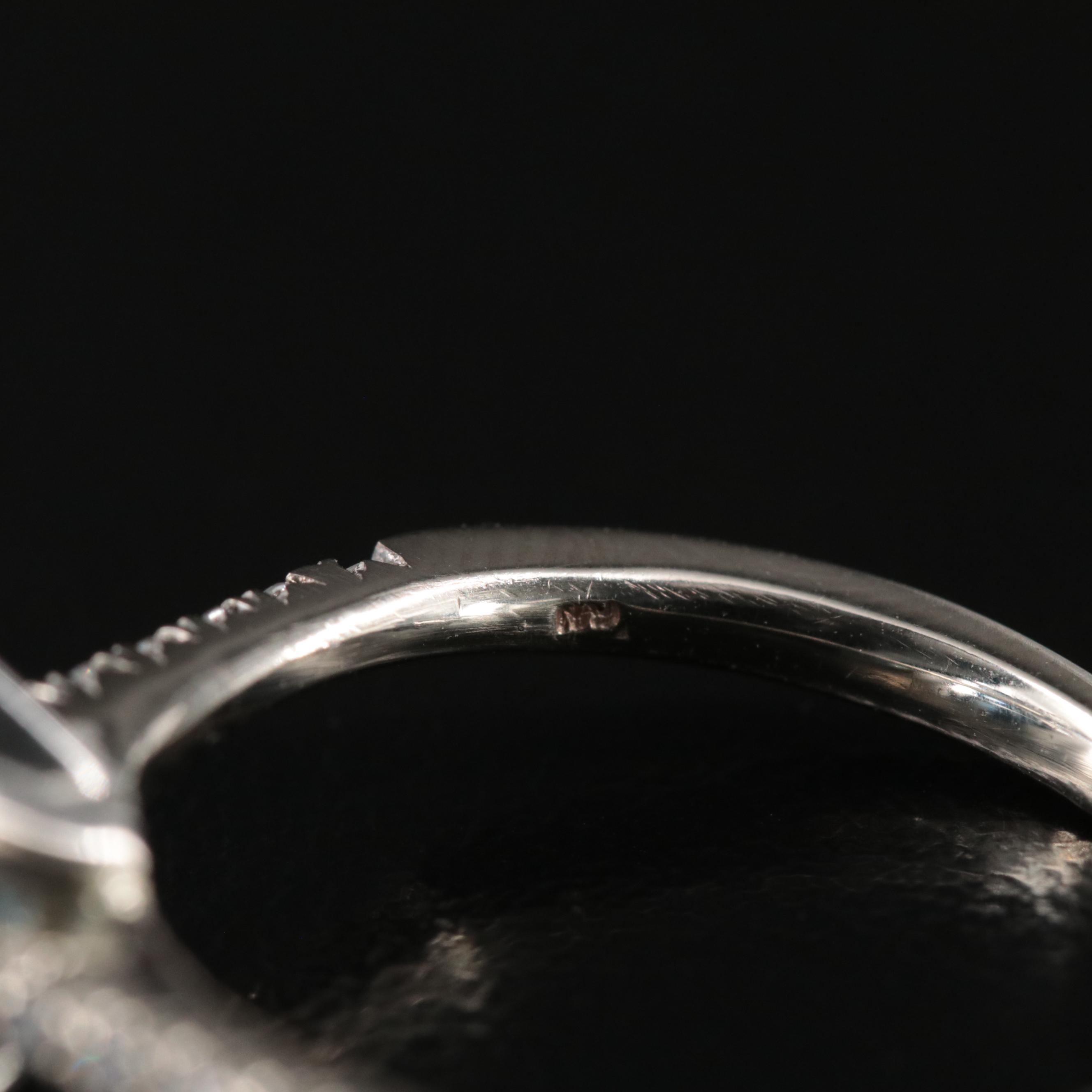 14K 2.32 CTW Fancy Deep Blue Diamond Ring