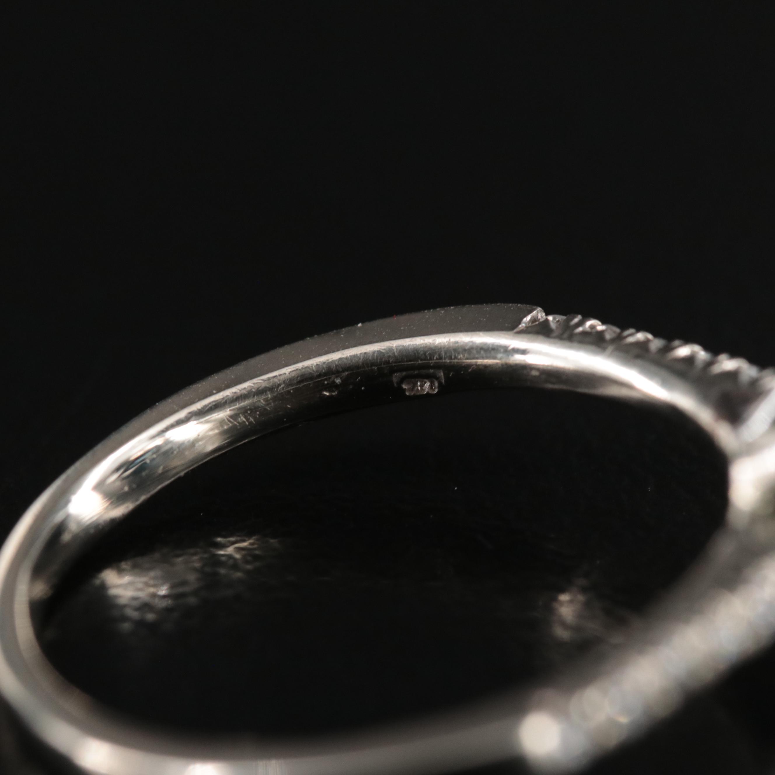 14K 2.32 CTW Fancy Deep Blue Diamond Ring