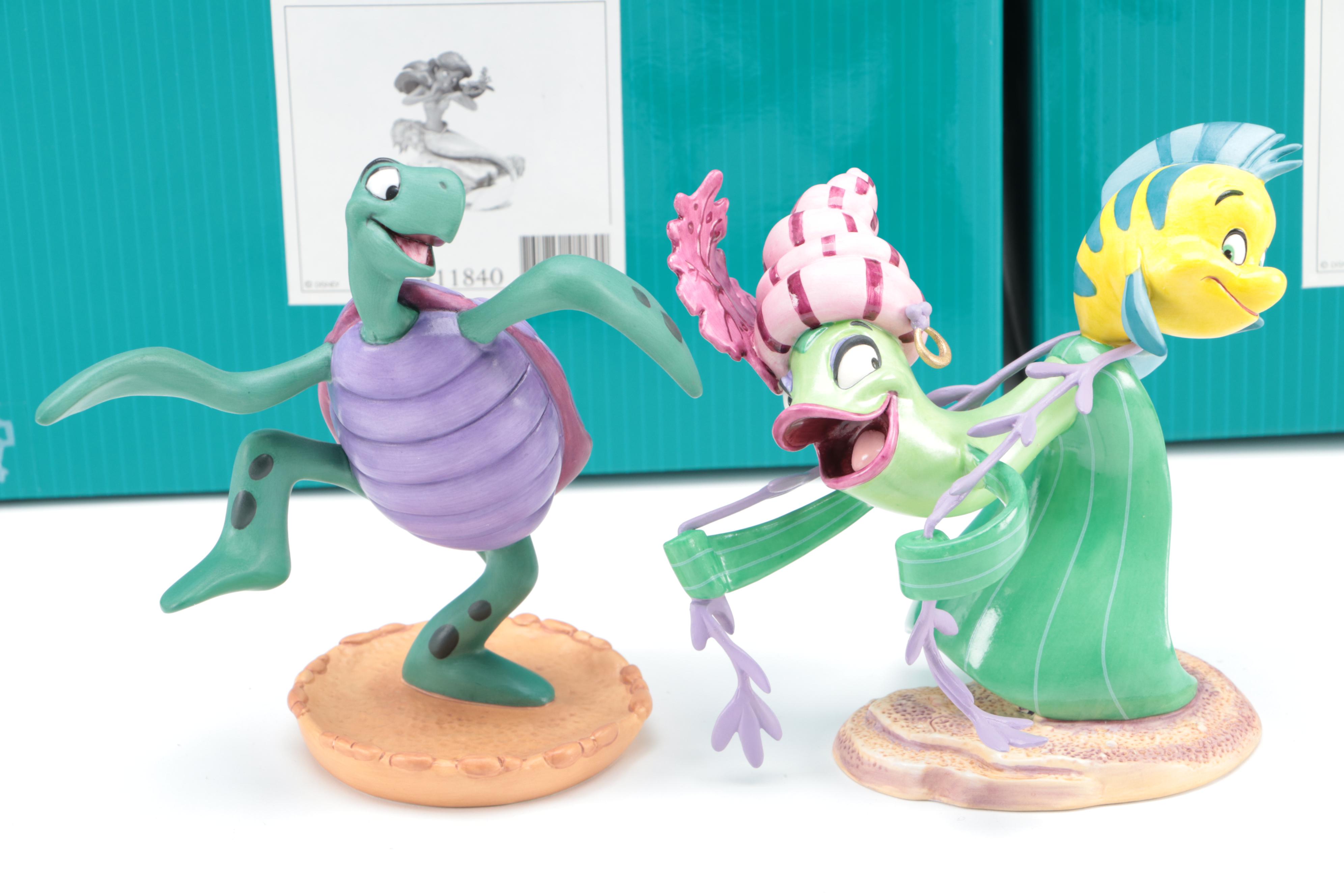Walt Disney Classics Collection "Little Mermaid" Porcelain Figurines