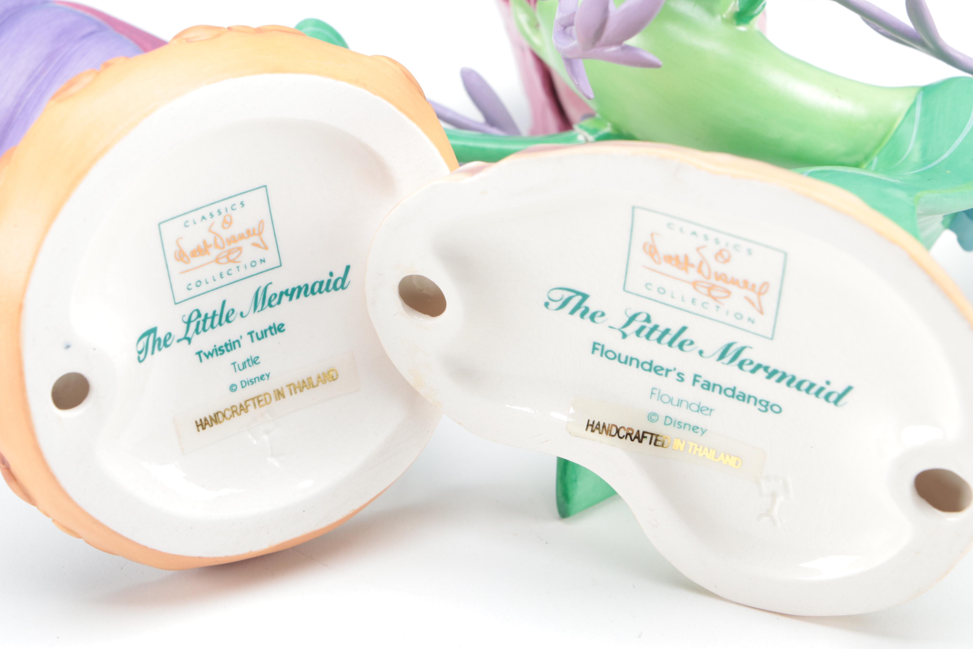 Walt Disney Classics Collection "Little Mermaid" Porcelain Figurines
