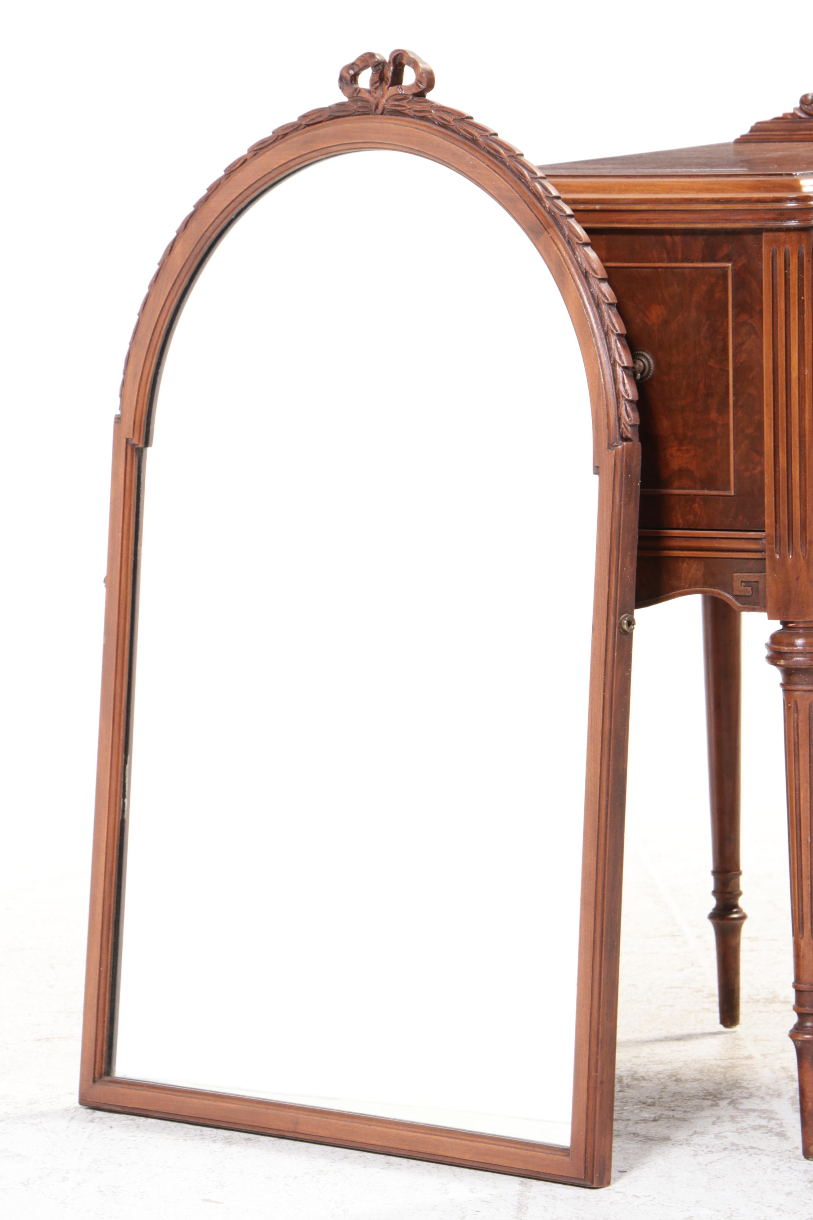 Landstrom Furniture Louis XVI Style Vanity Desk with Mirror