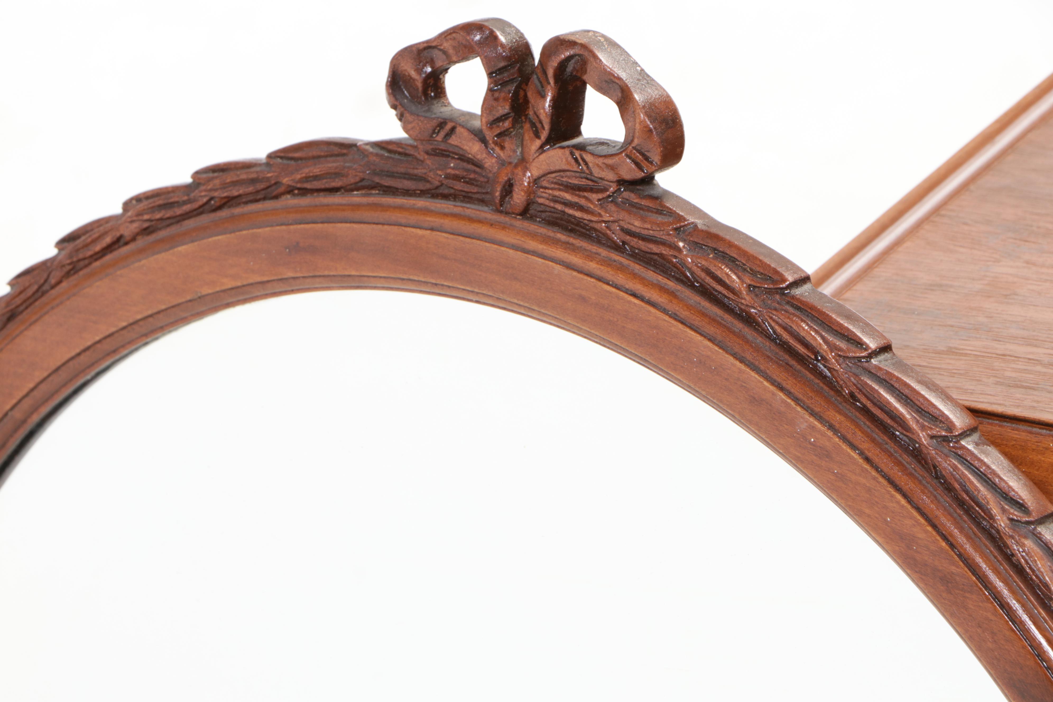 Landstrom Furniture Louis XVI Style Vanity Desk with Mirror