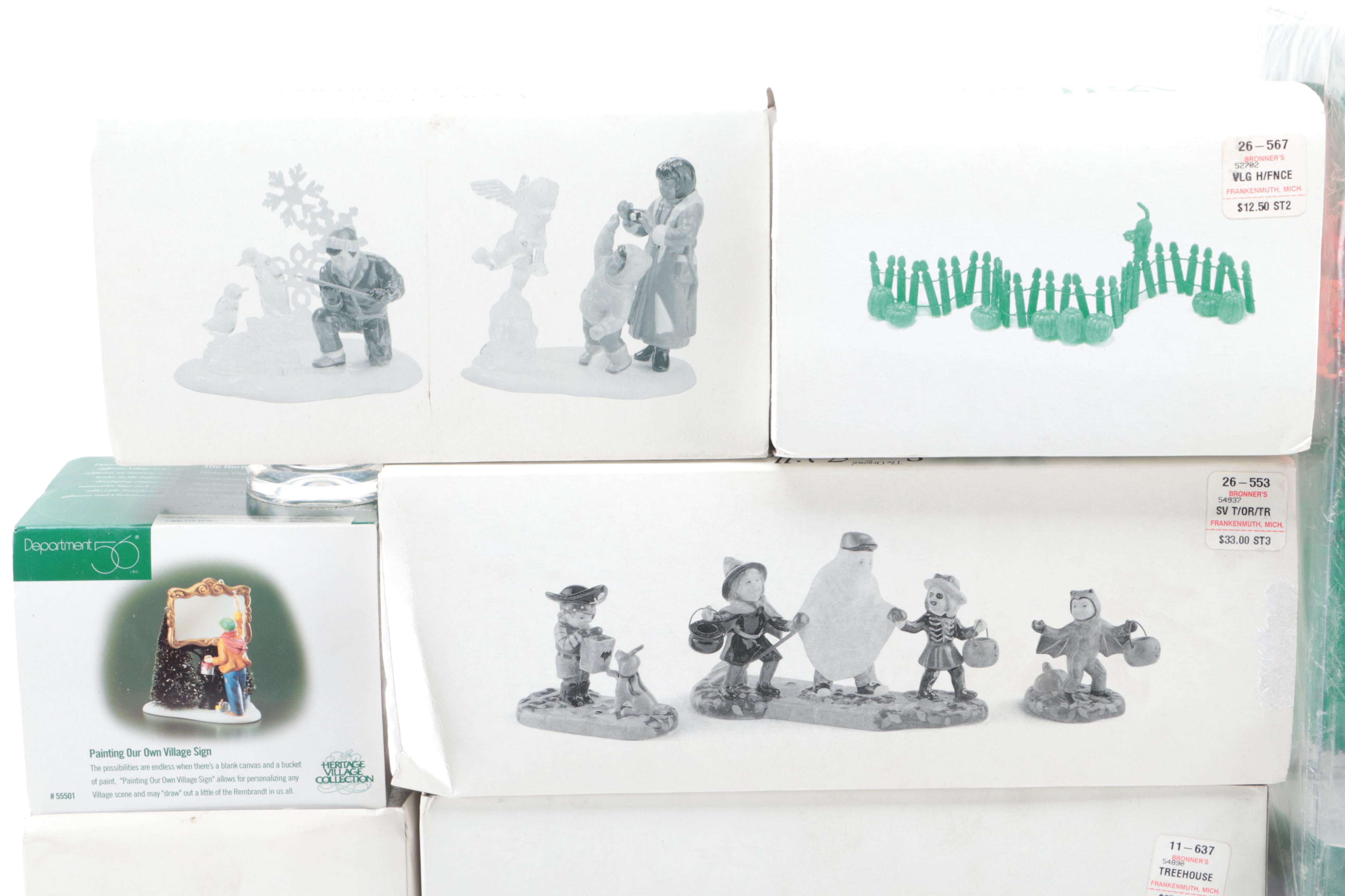 Department 56 and Other Figurines and Village Accessories