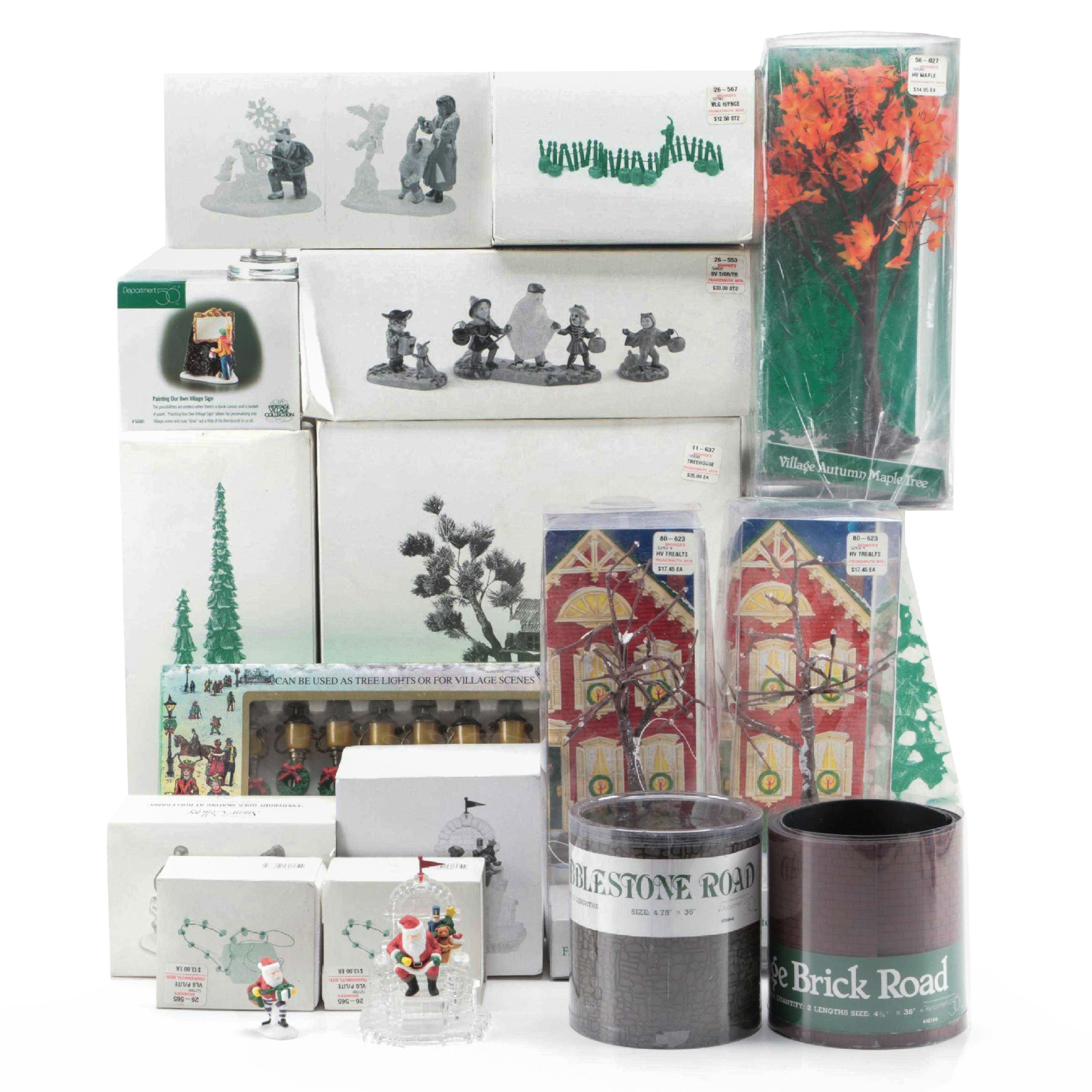 Department 56 and Other Figurines and Village Accessories