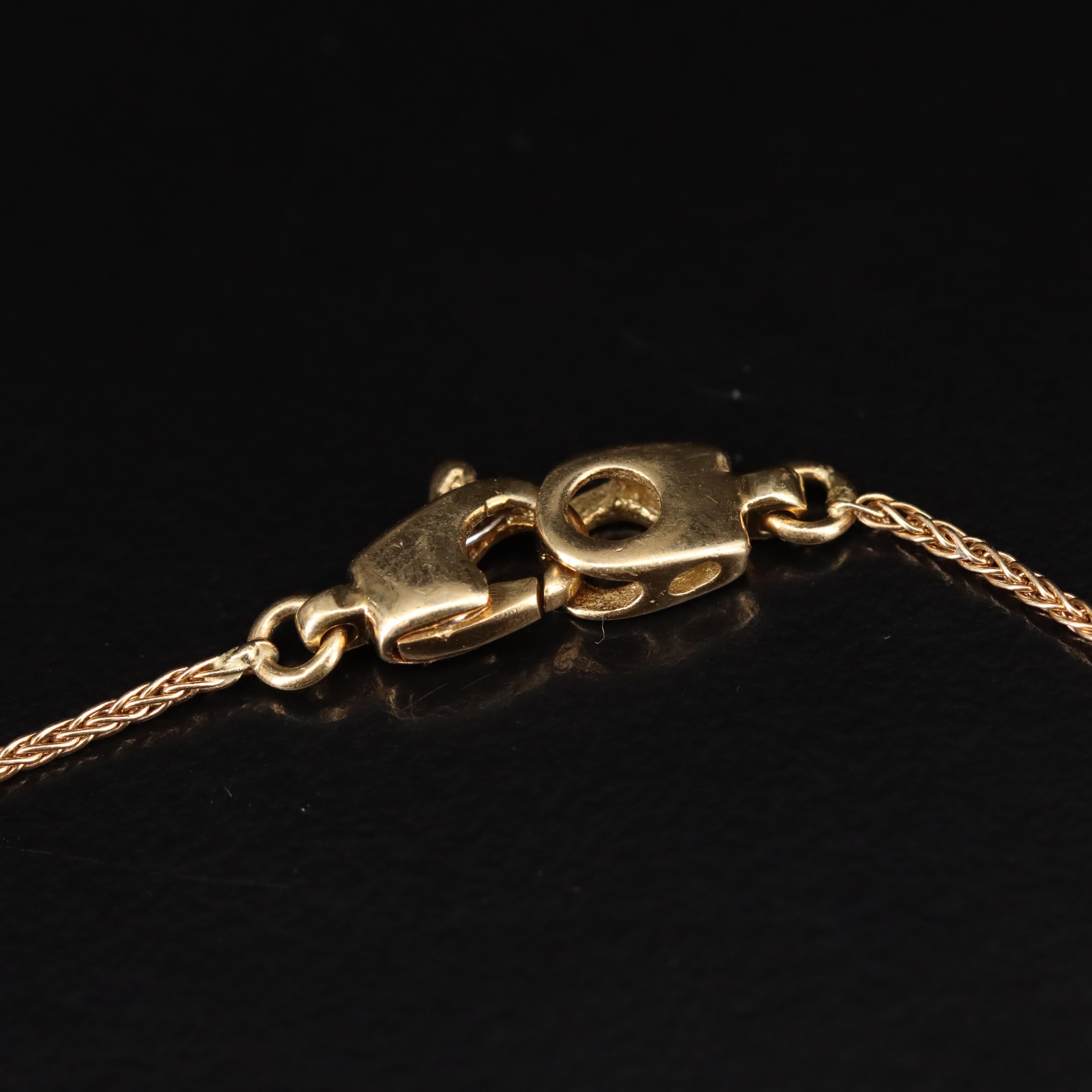 18K Diamond and Gemstone Cross Necklace