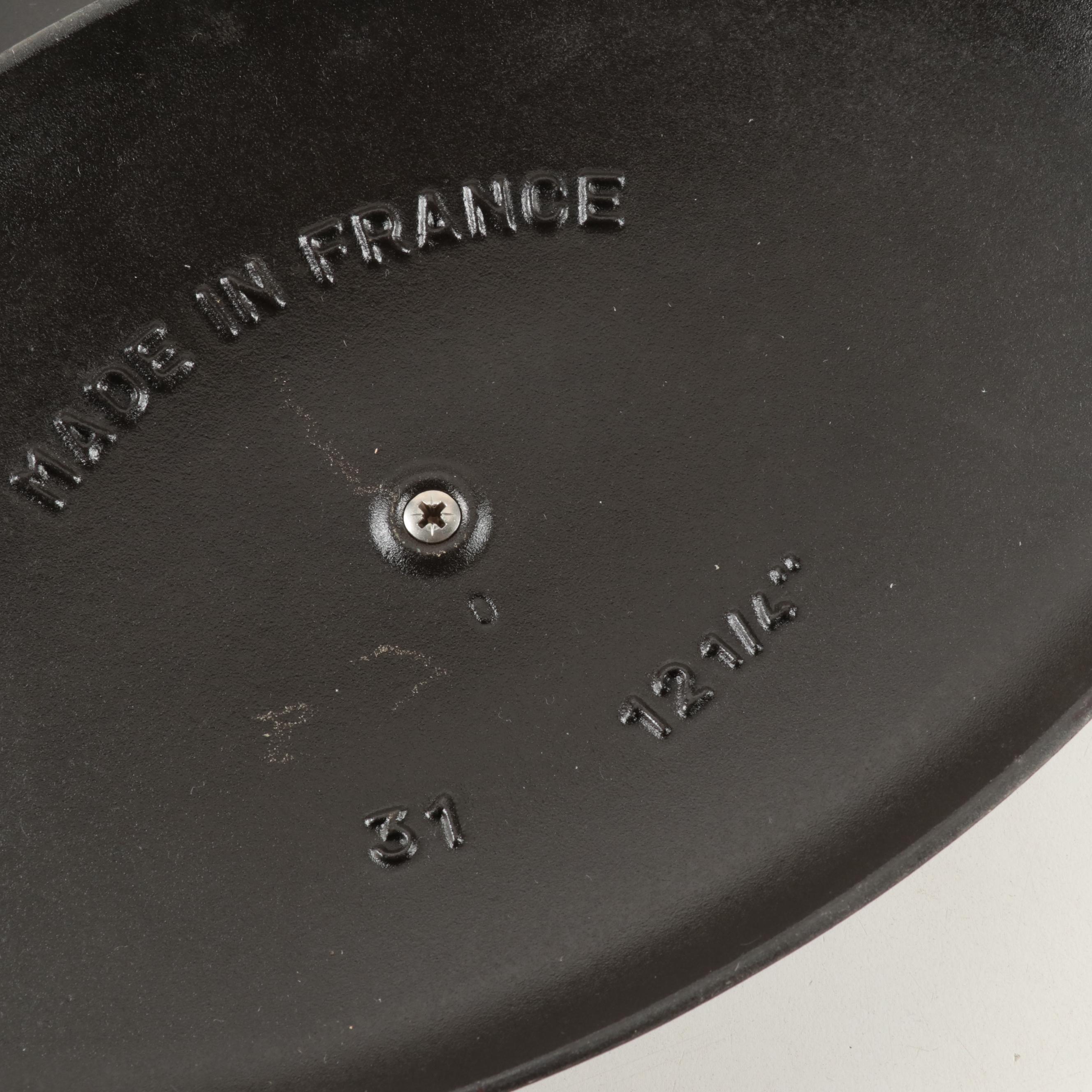 Staub French Cast Iron Covered Fish Pans