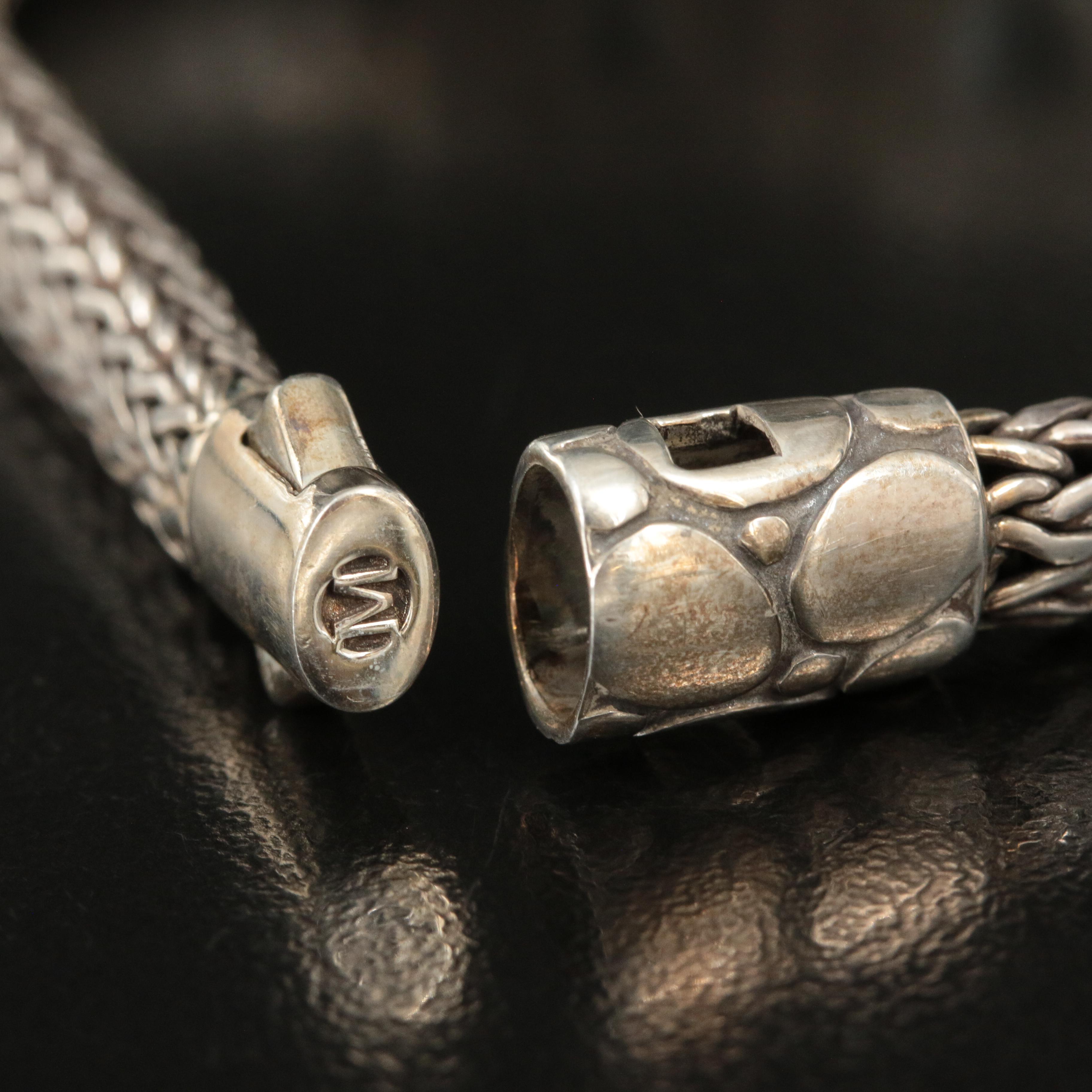 John Hardy "Kali Pebble" Blue Topaz Bracelet