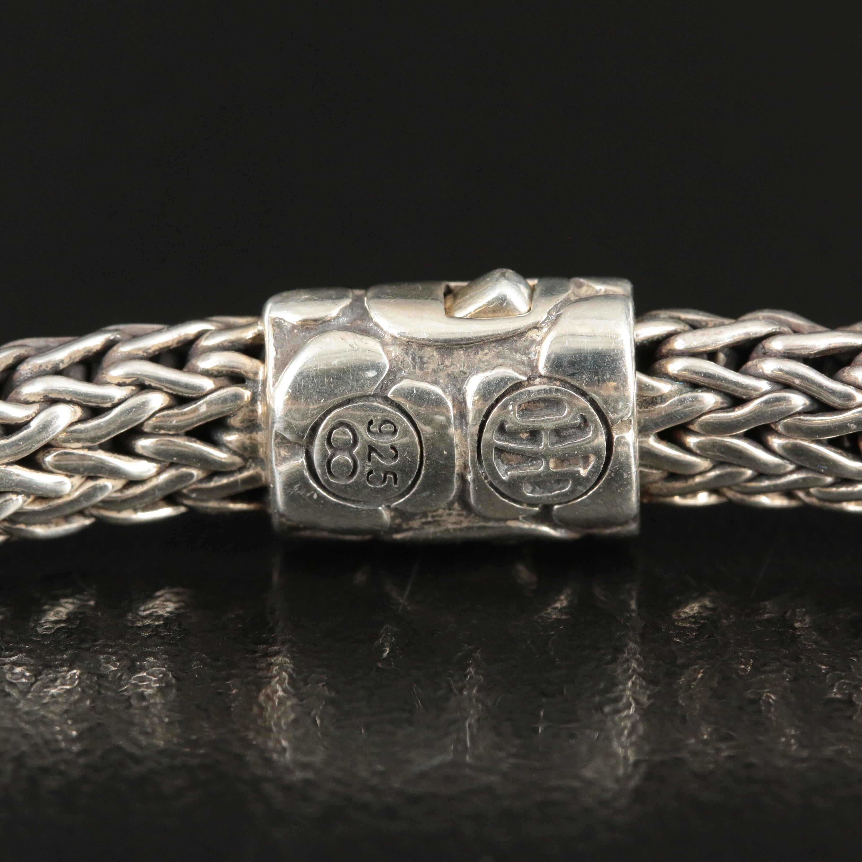 John Hardy "Kali Pebble" Blue Topaz Bracelet