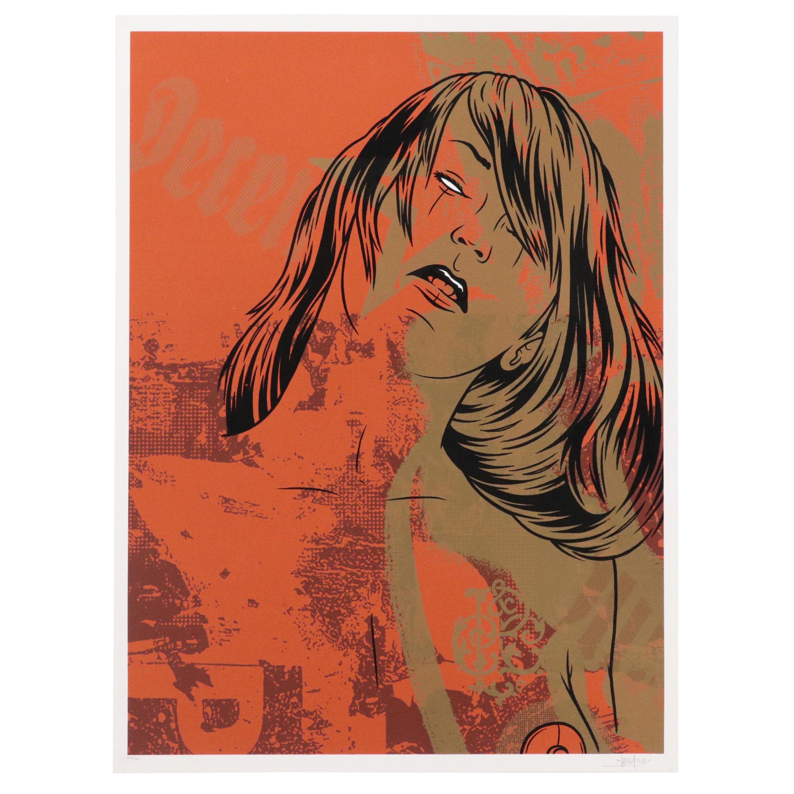 Dave Kinsey Screenprint "Fazed," 2005