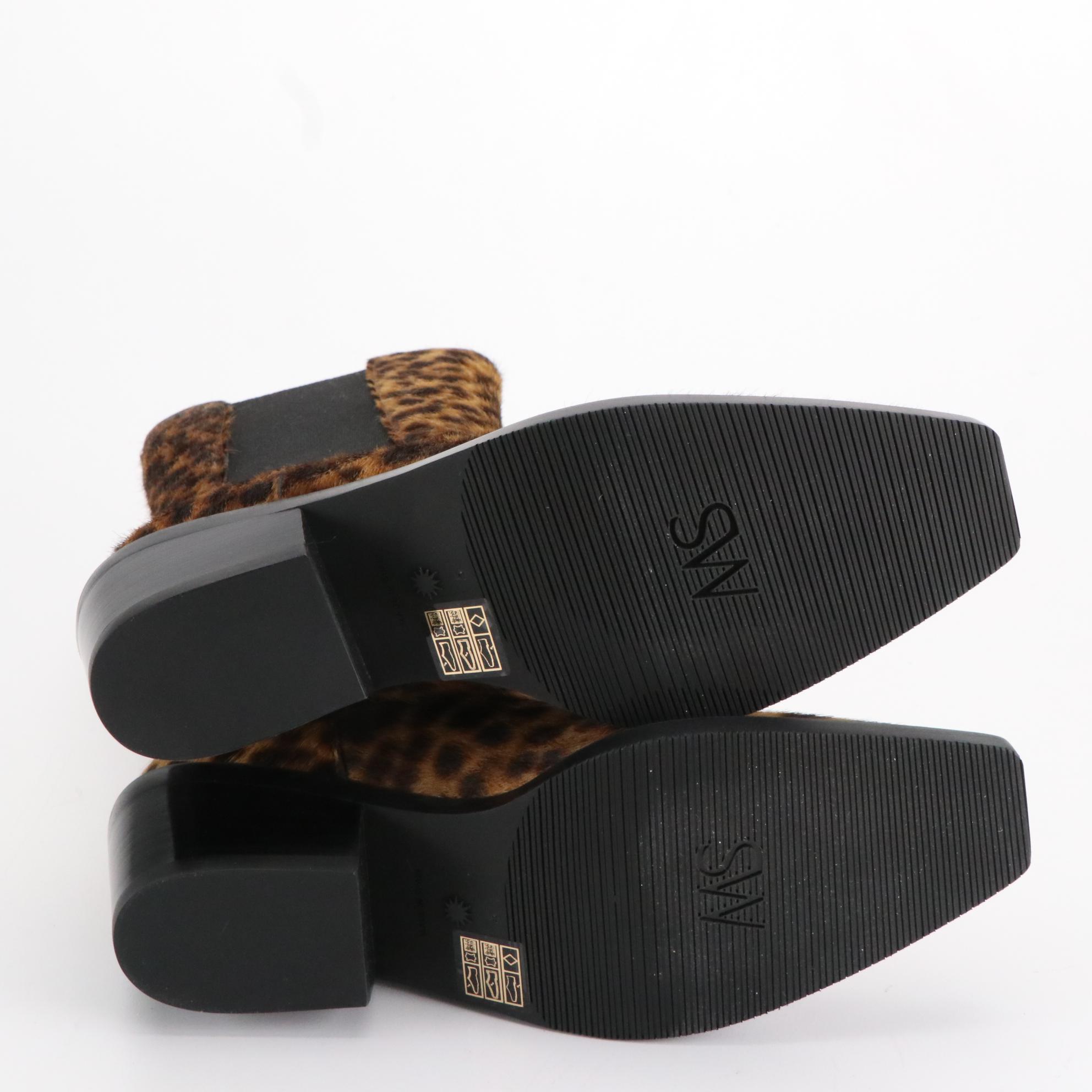 Stuart Weitzman Patent Leather Dalenna Boots & Miley Cheetah Print Western Boots