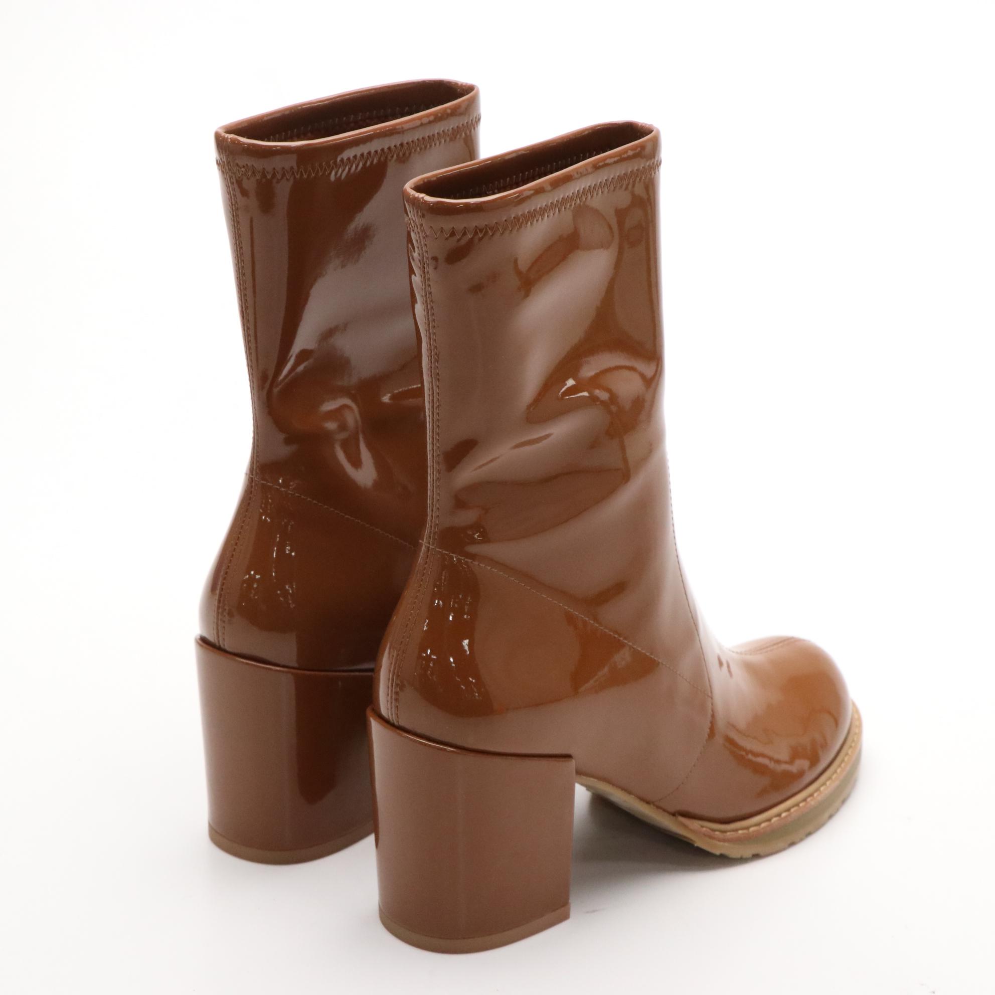 Stuart Weitzman Patent Leather Dalenna Boots & Miley Cheetah Print Western Boots