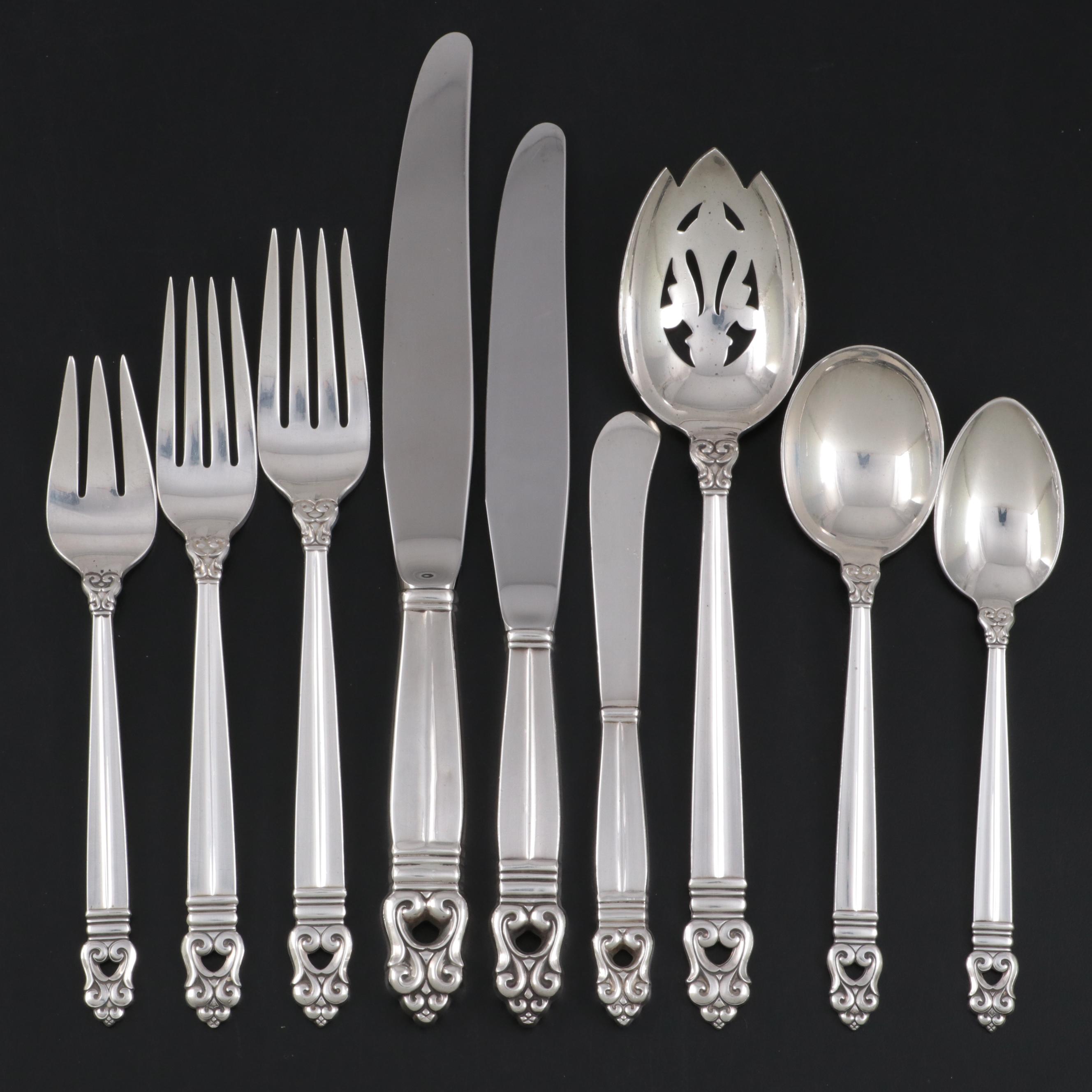 International "Royal Danish" Sterling Silver Flatware