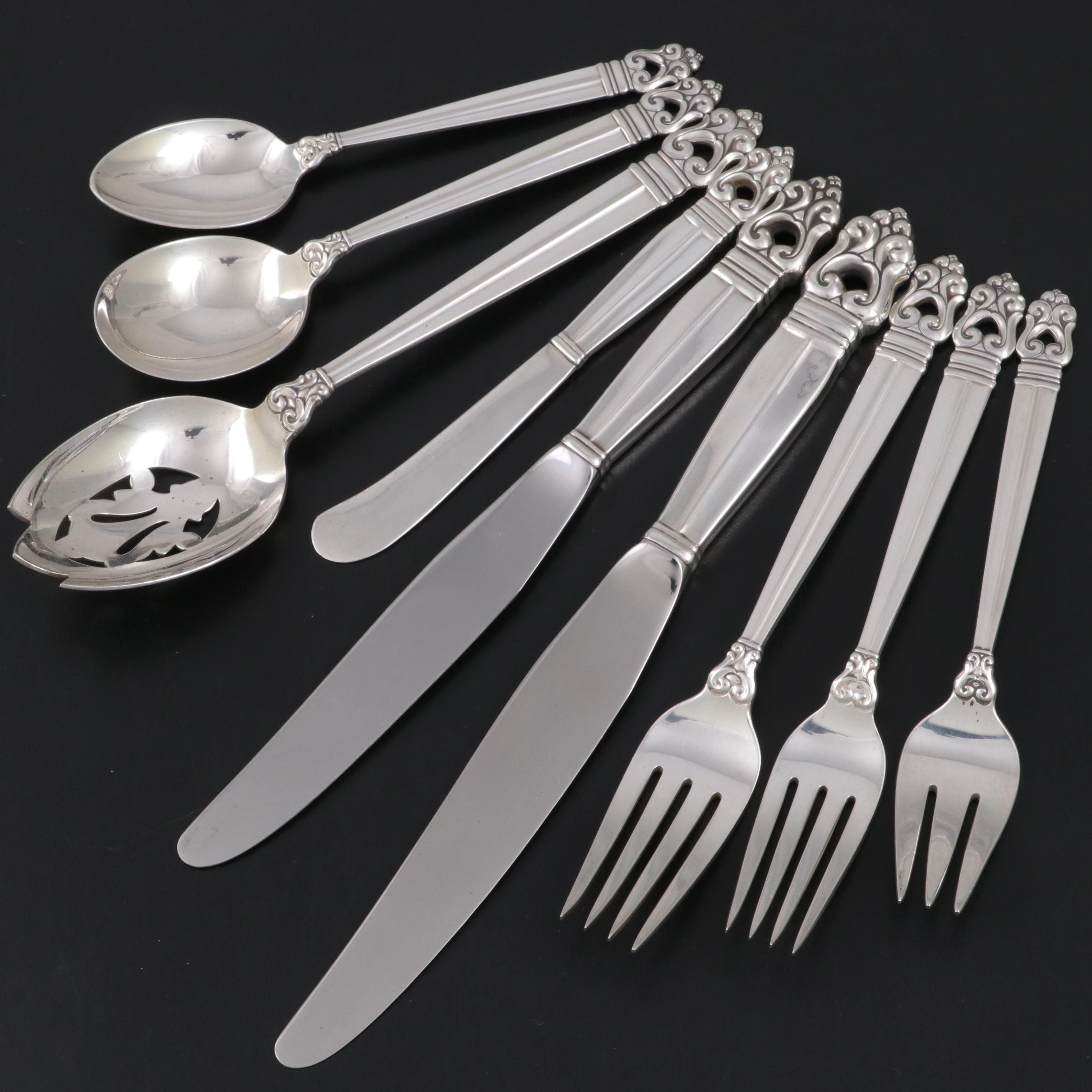 International "Royal Danish" Sterling Silver Flatware