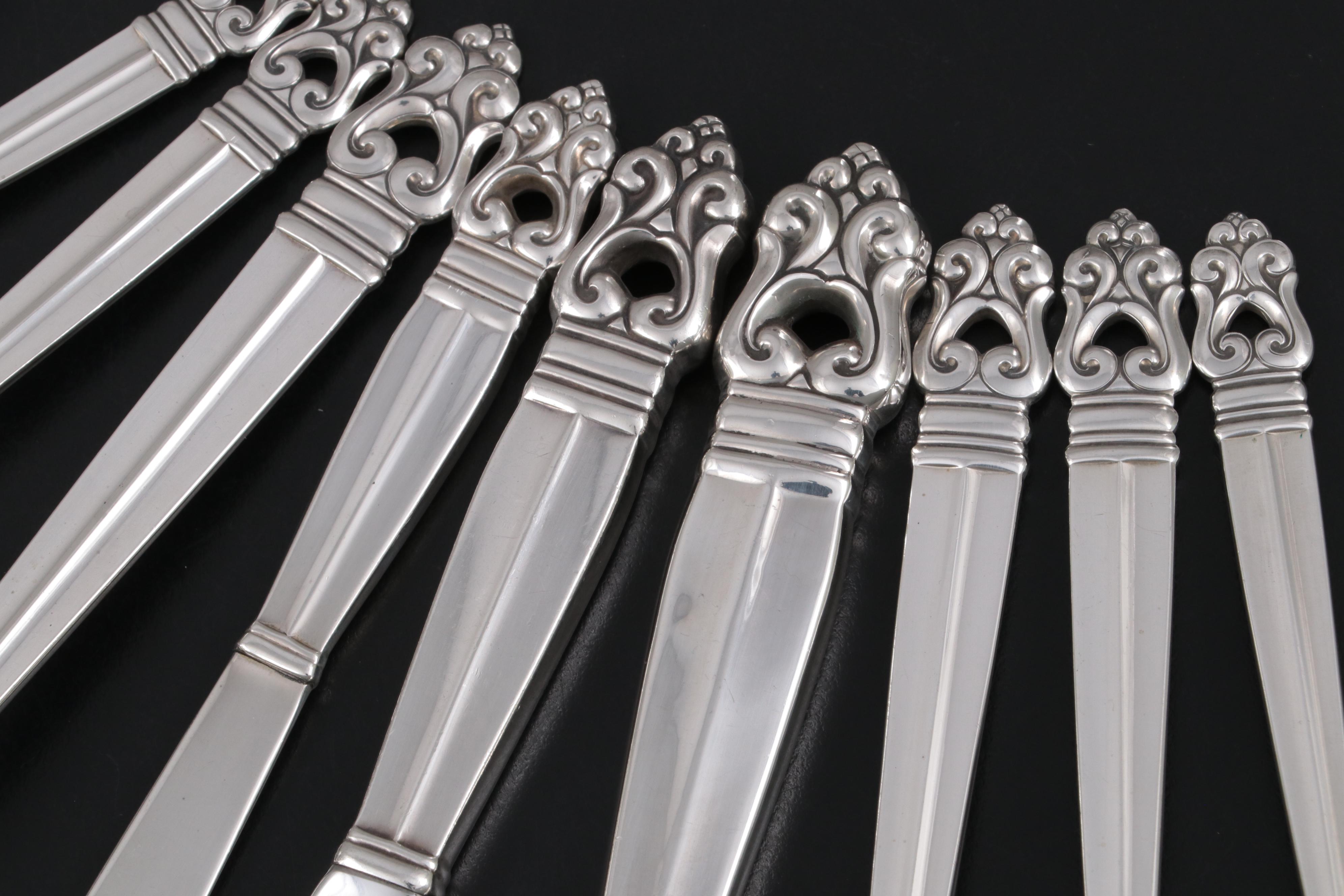 International "Royal Danish" Sterling Silver Flatware