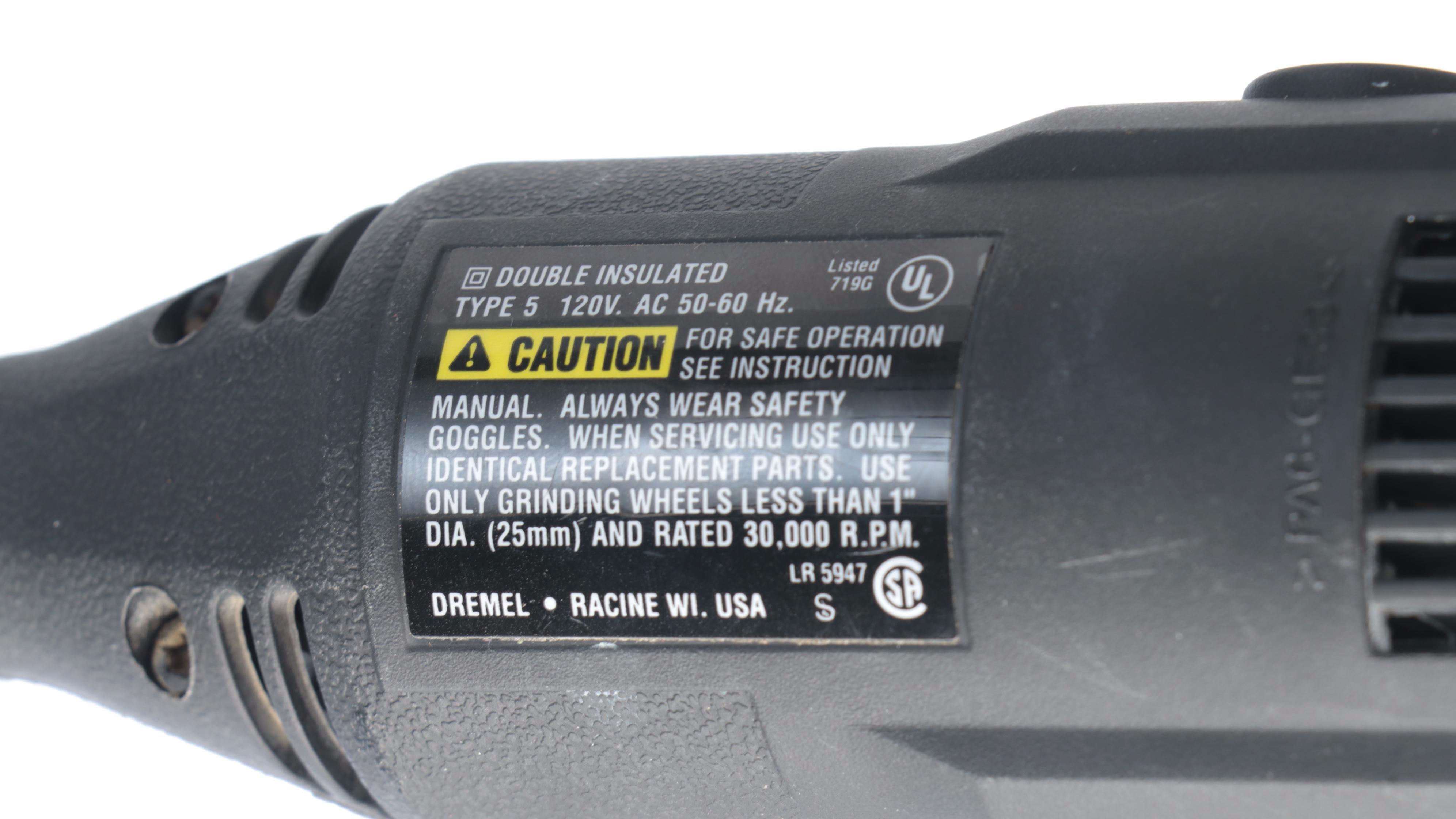 Hitachi Cordless Drill, Dremel Rotary Tool with Drill Attachments