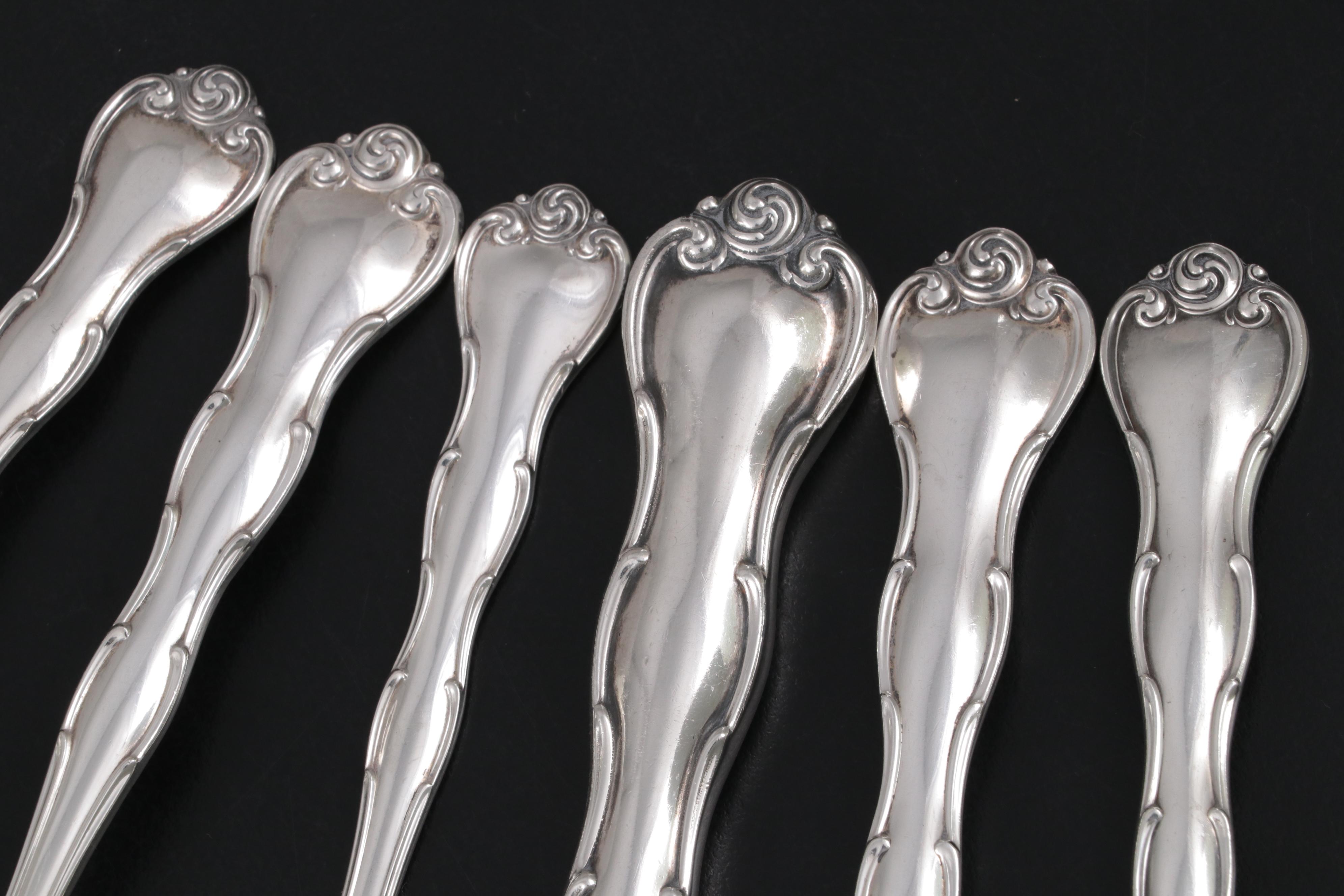 Gorham "Rondo" Sterling Silver Flatware, Late 20th Century