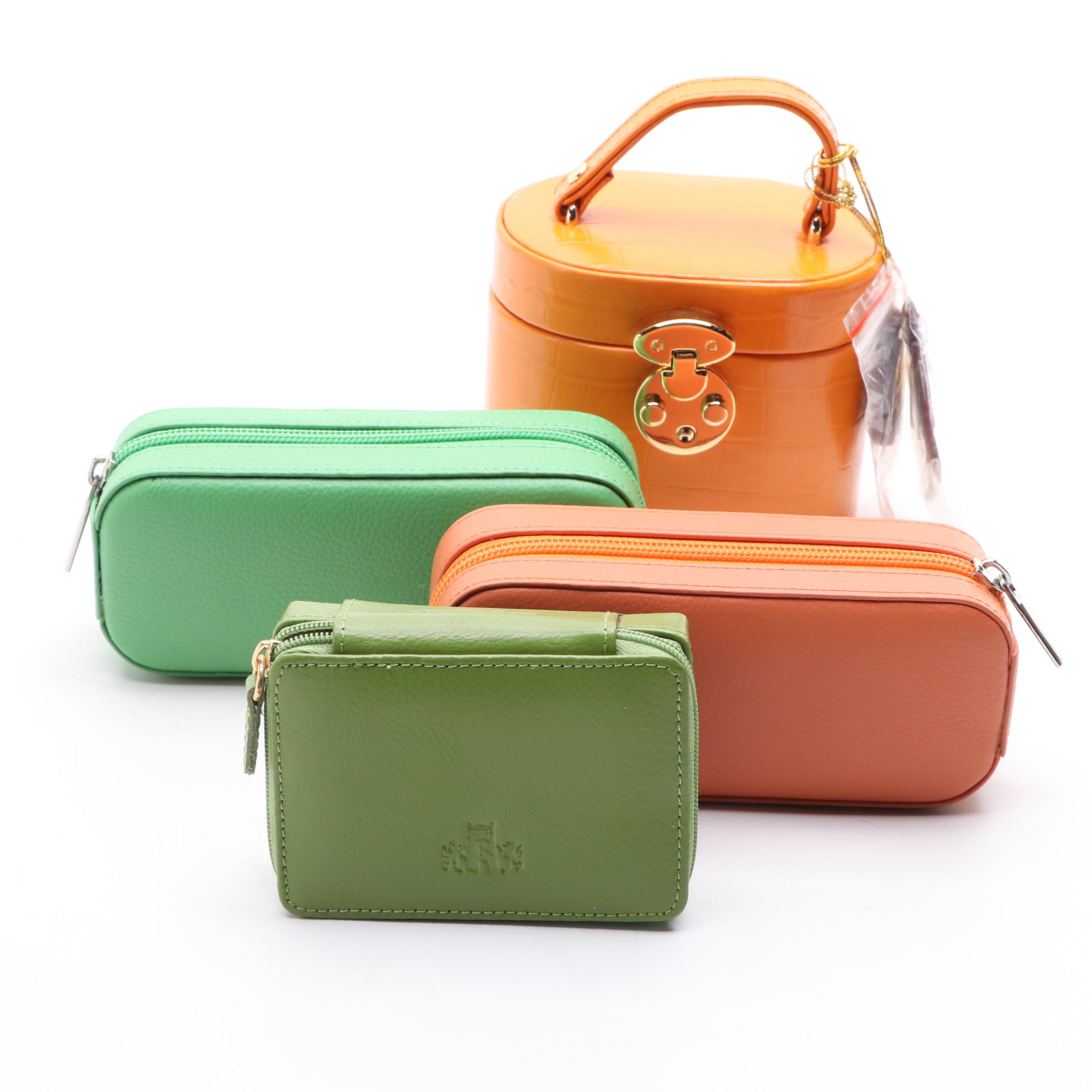 Rowallan Faux Leather Travel Jewelry Cases