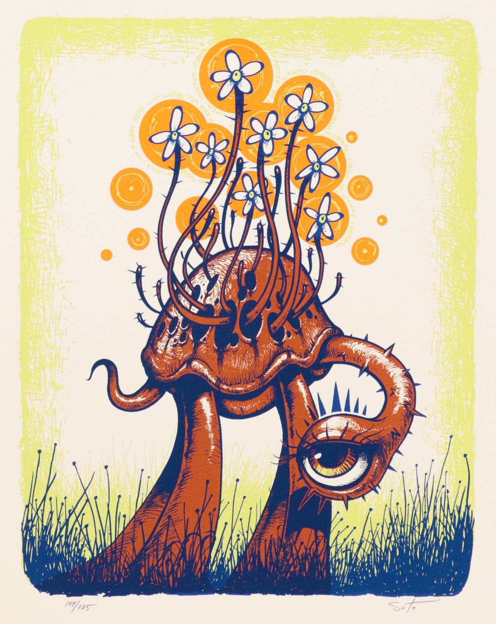 Jeff Soto Serigraph "Turtle Love" Numbered 104/125