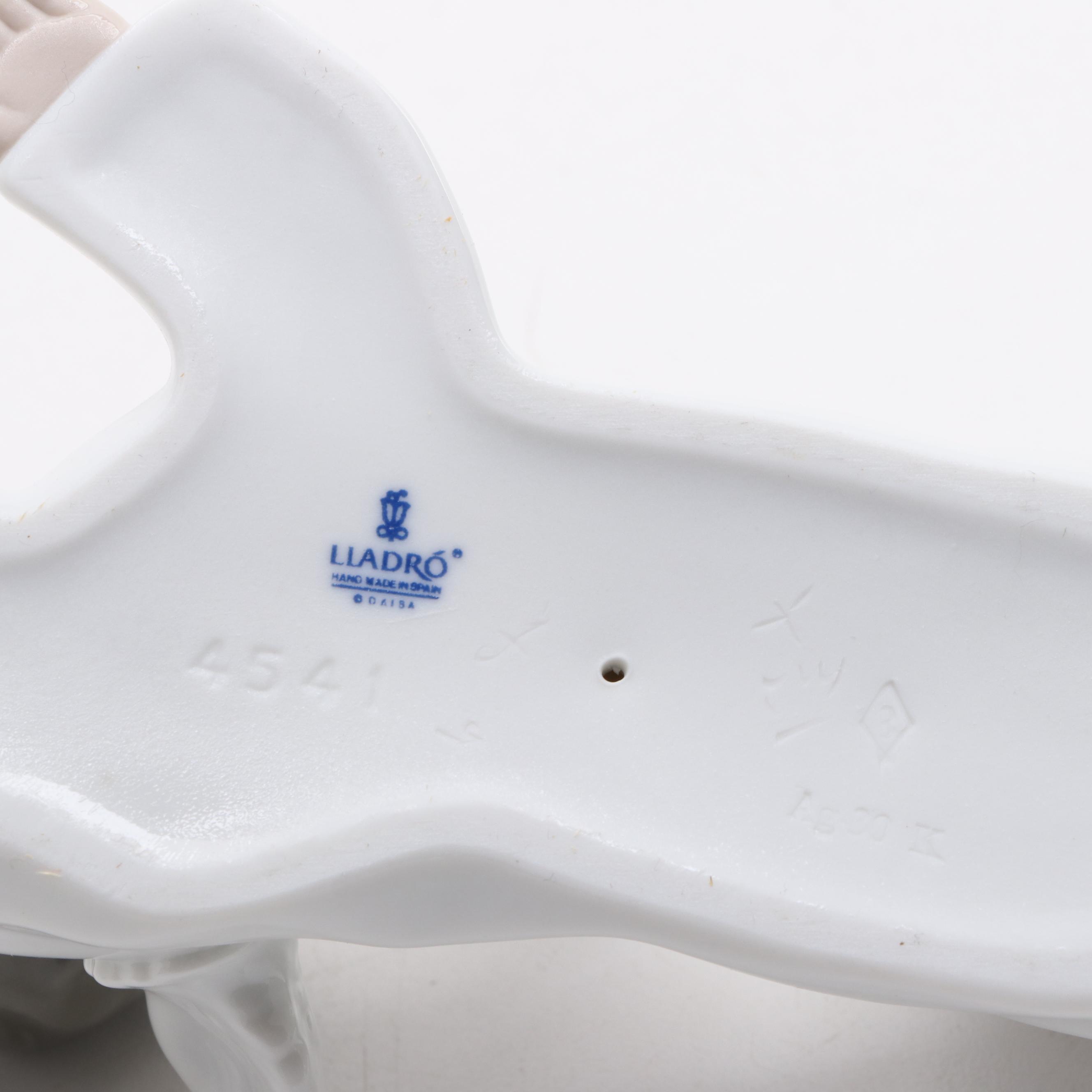 Lladró "Angel Praying" Porcelain Figurine and Other Lladró Angel Figurines