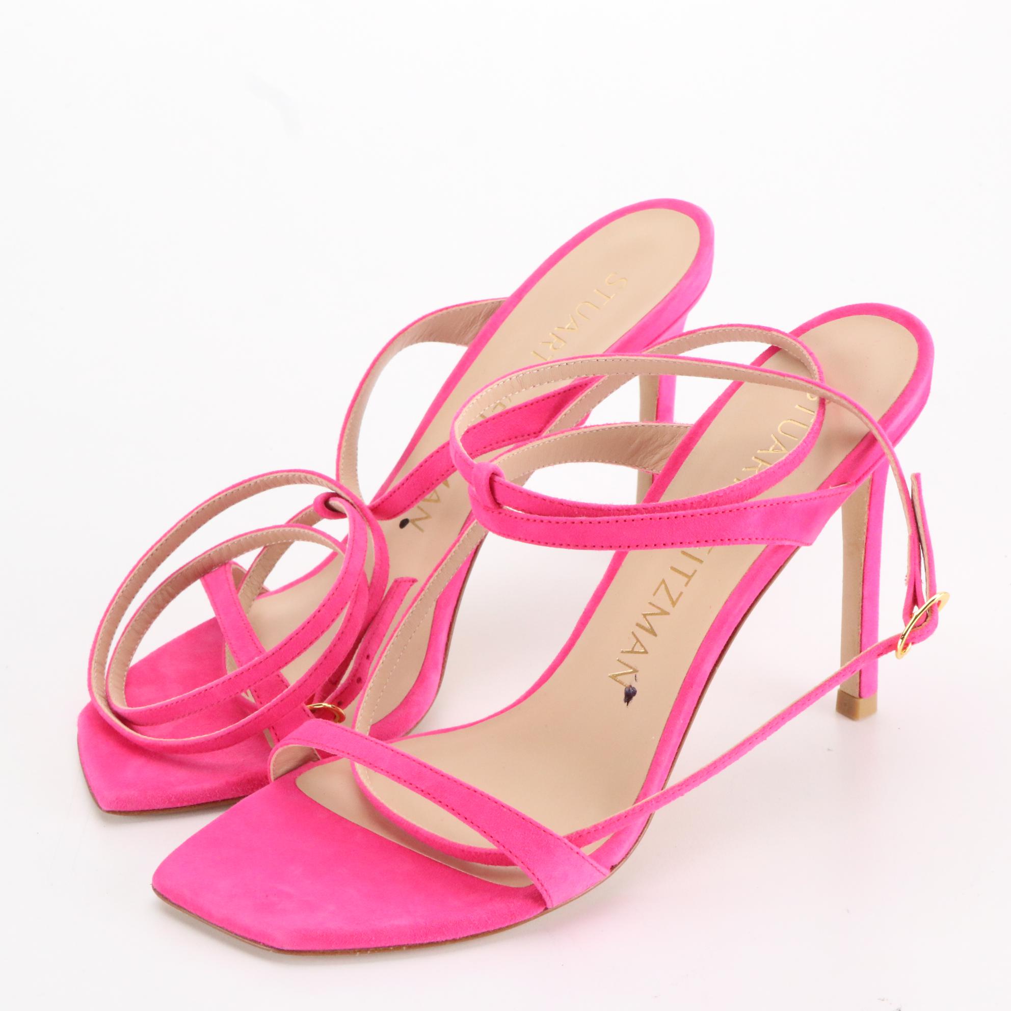 Stuart Weitzman Nudist Curve, Ellsie, and Merinda Sandals, New in Box