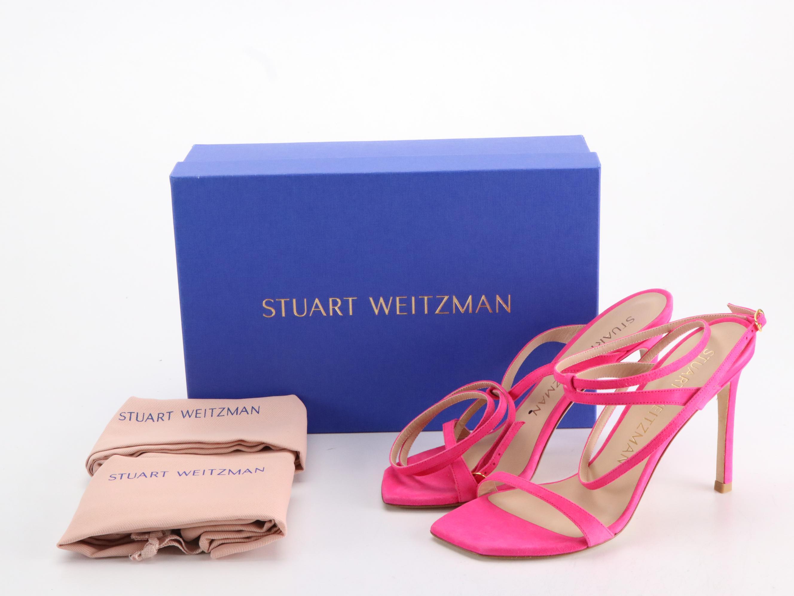 Stuart Weitzman Nudist Curve, Ellsie, and Merinda Sandals, New in Box