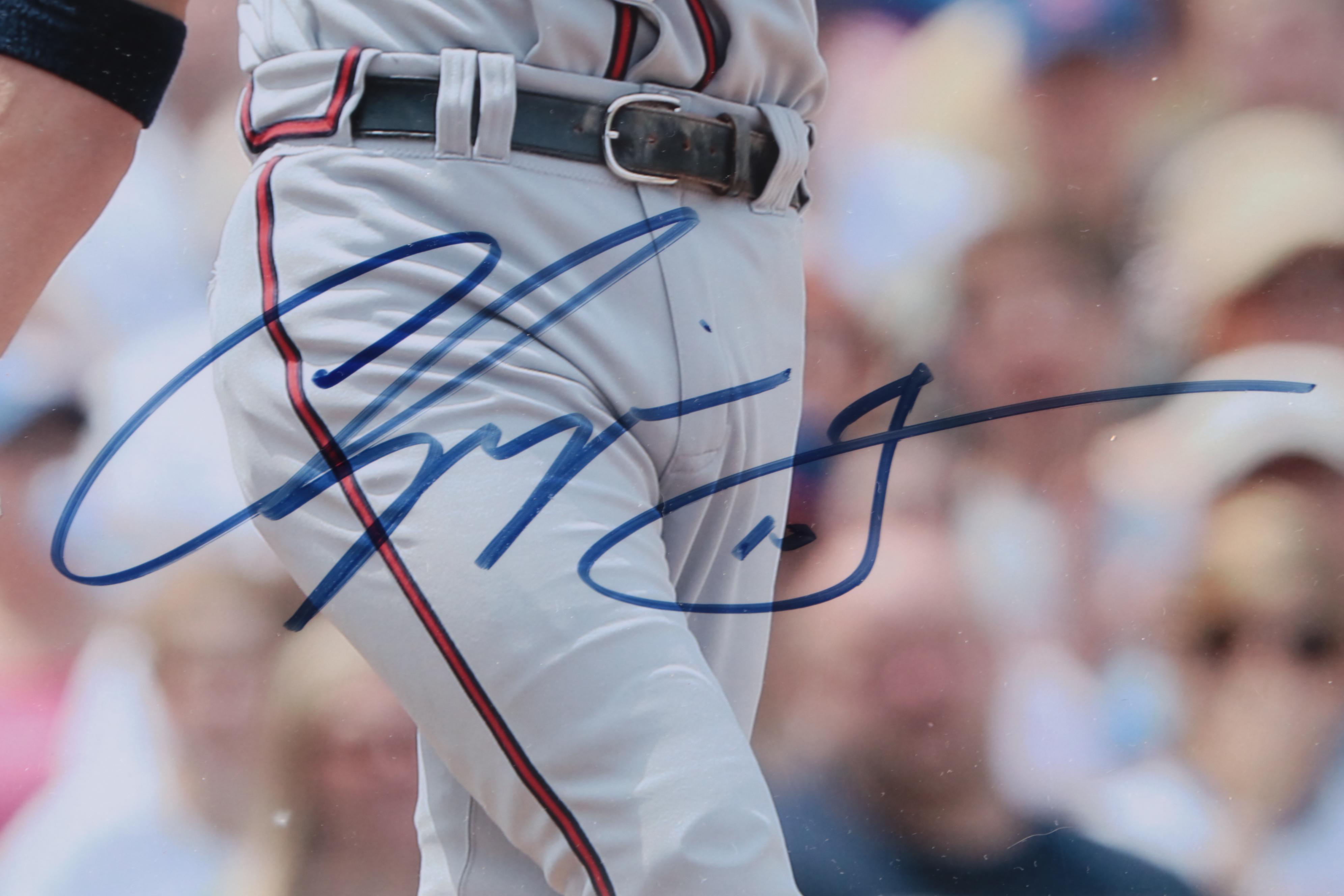 Chipper Jones Signed Atlanta Braves Print
