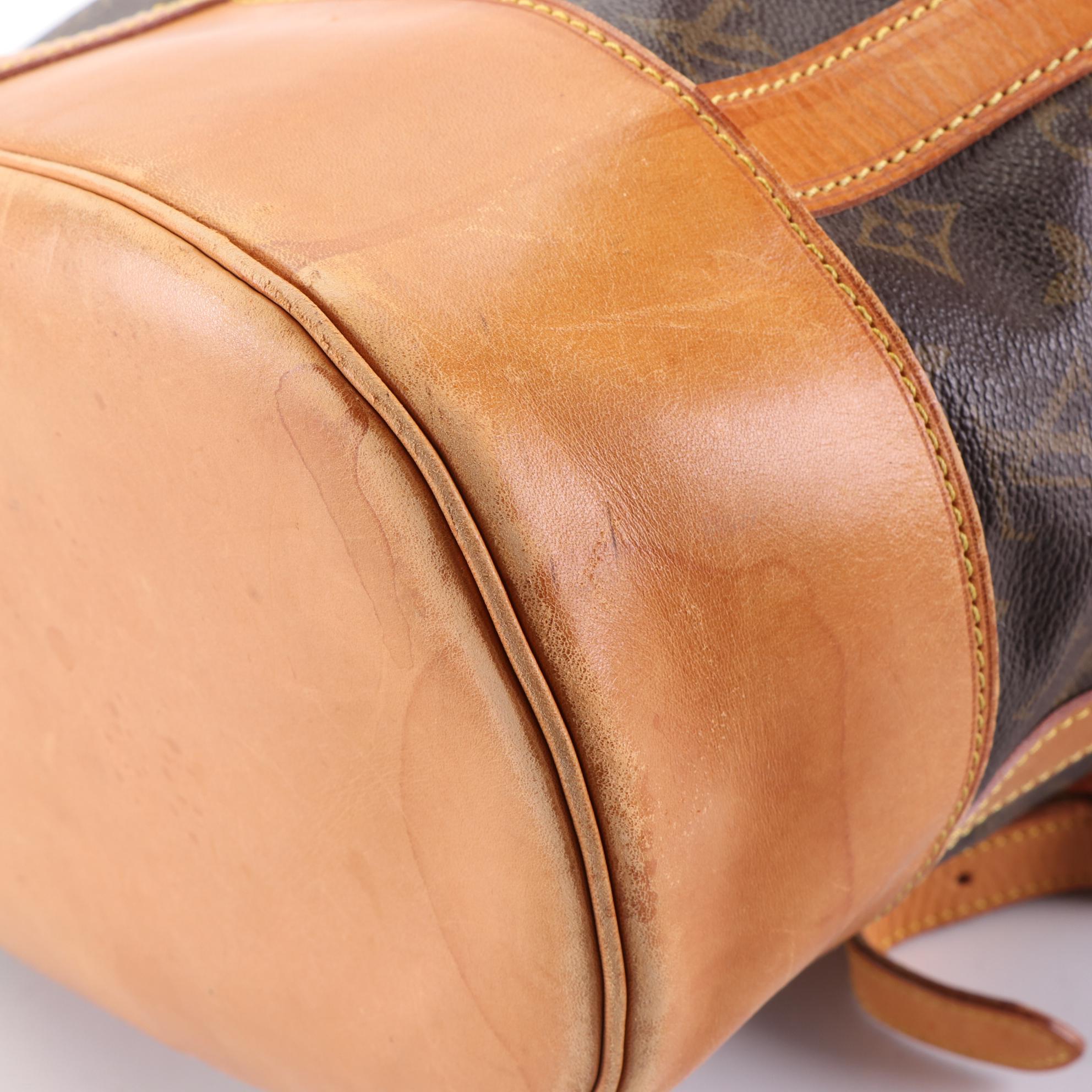 Louis Vuitton Randonnee GM Backpack in Monogram Canvas and Vachetta Leather