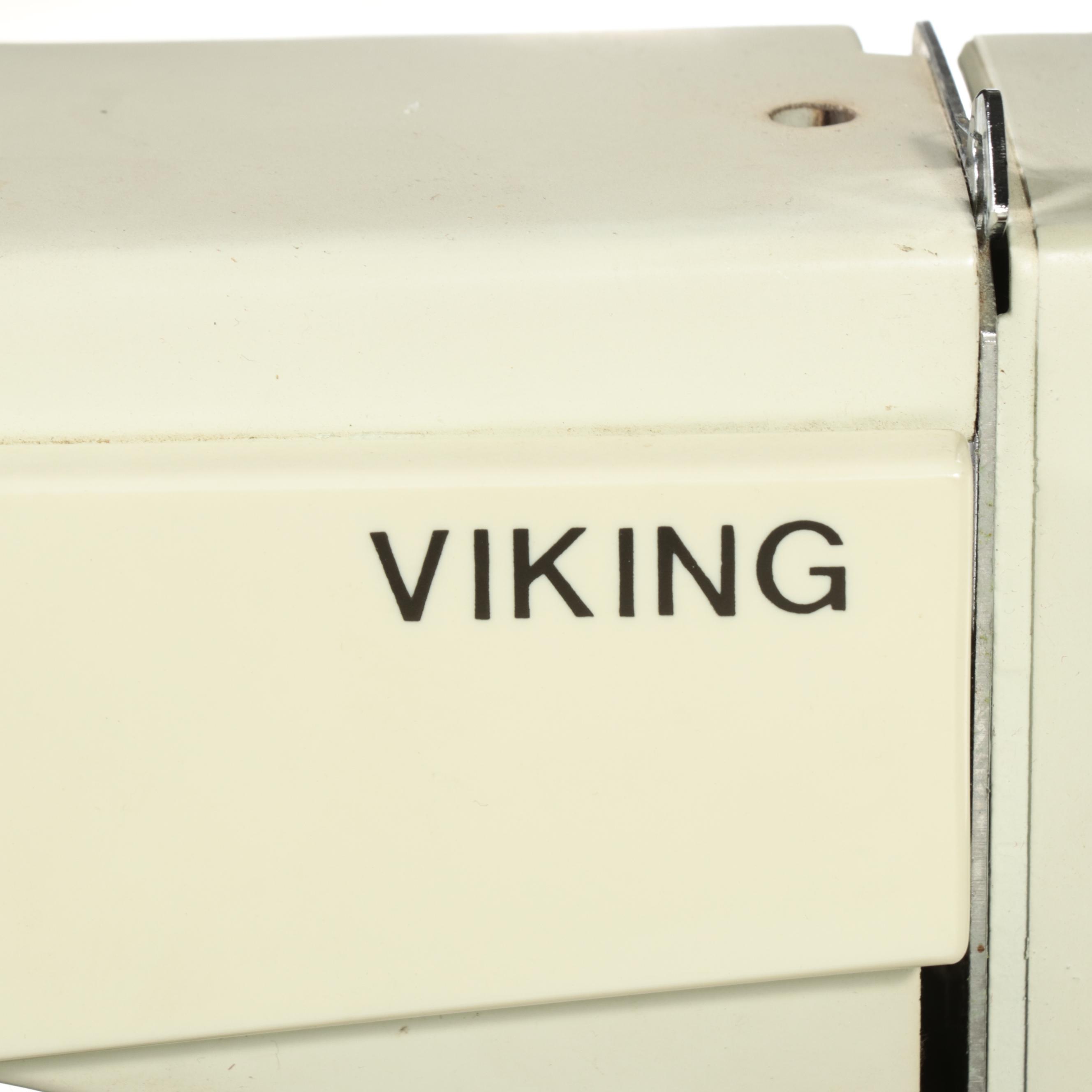 MCM Viking Electric Sewing Machine With Table and Chair