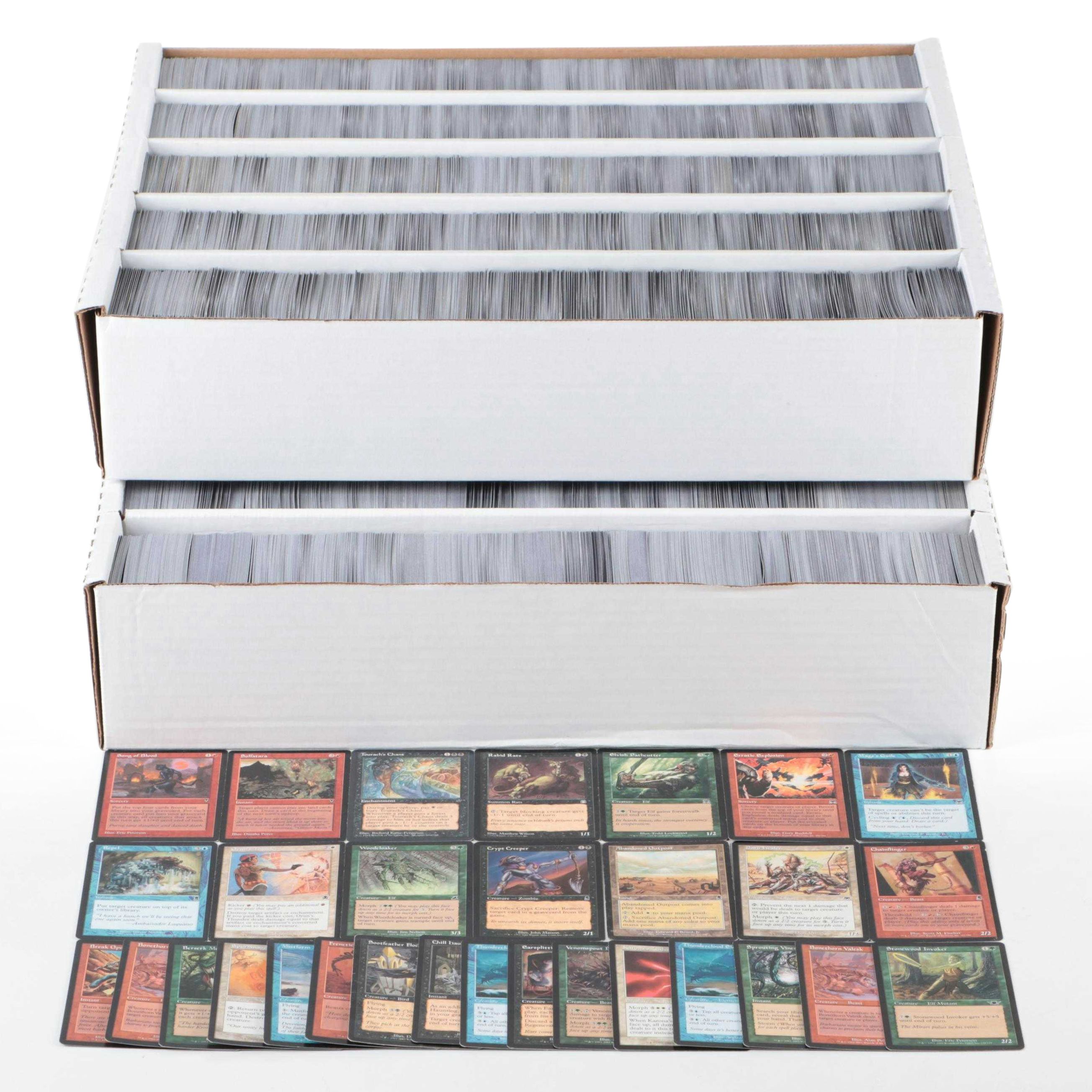 Magic: The Gathering Trading Cards with Storage Boxes, 1990s–2020s