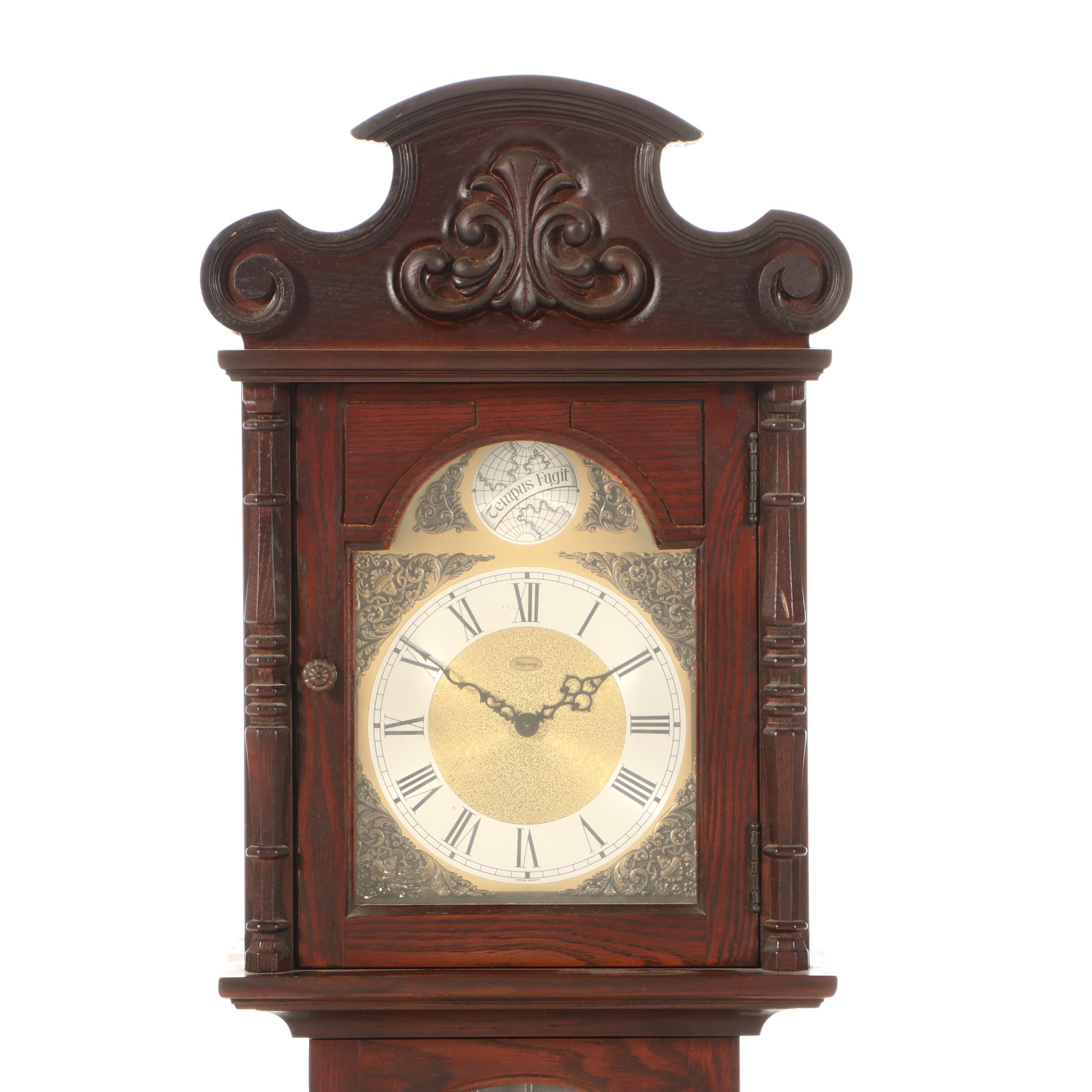 Ridgeway Tempus Fugit Oak Grandmother Clock