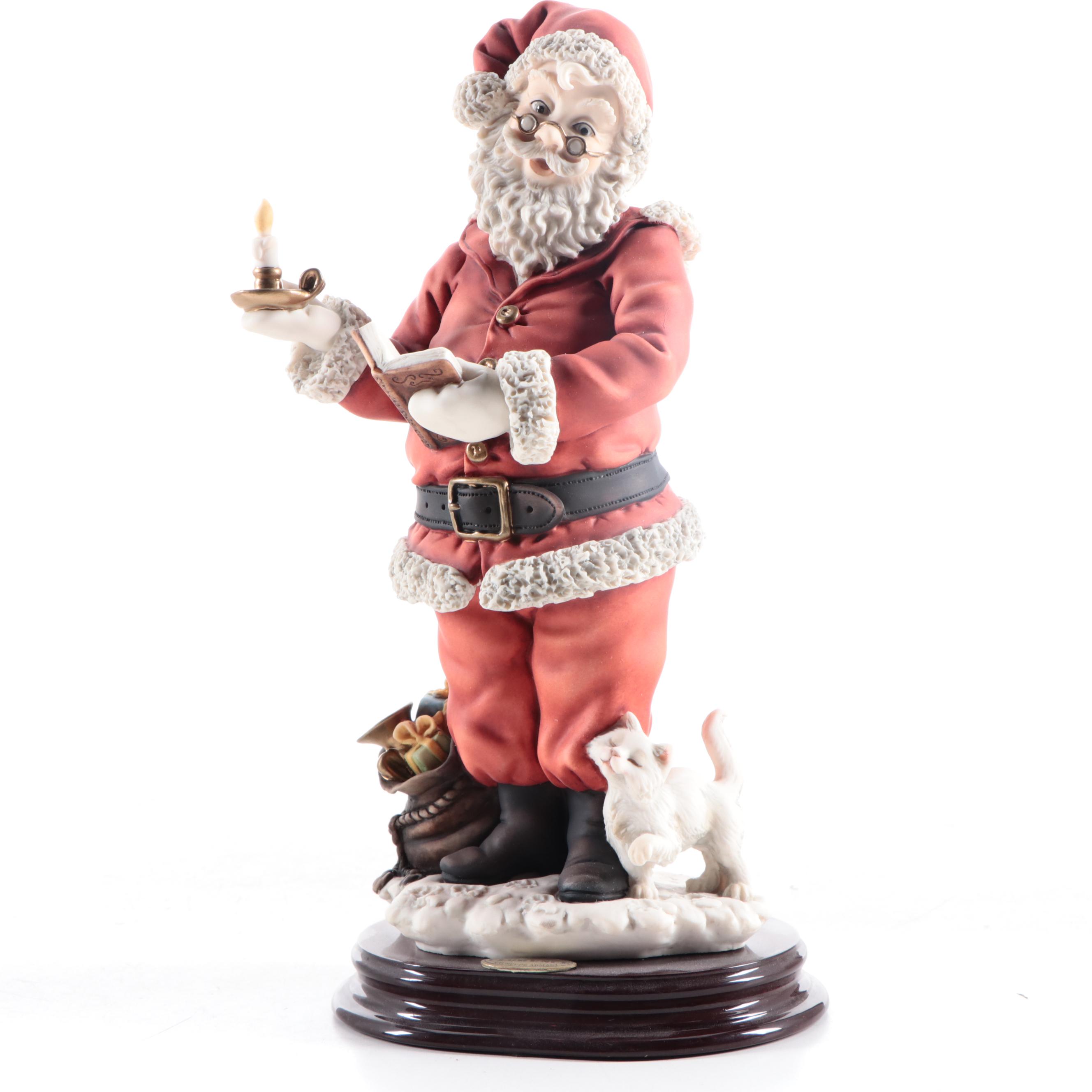 Giuseppe Armani Porcelain Santa Claus Figurine